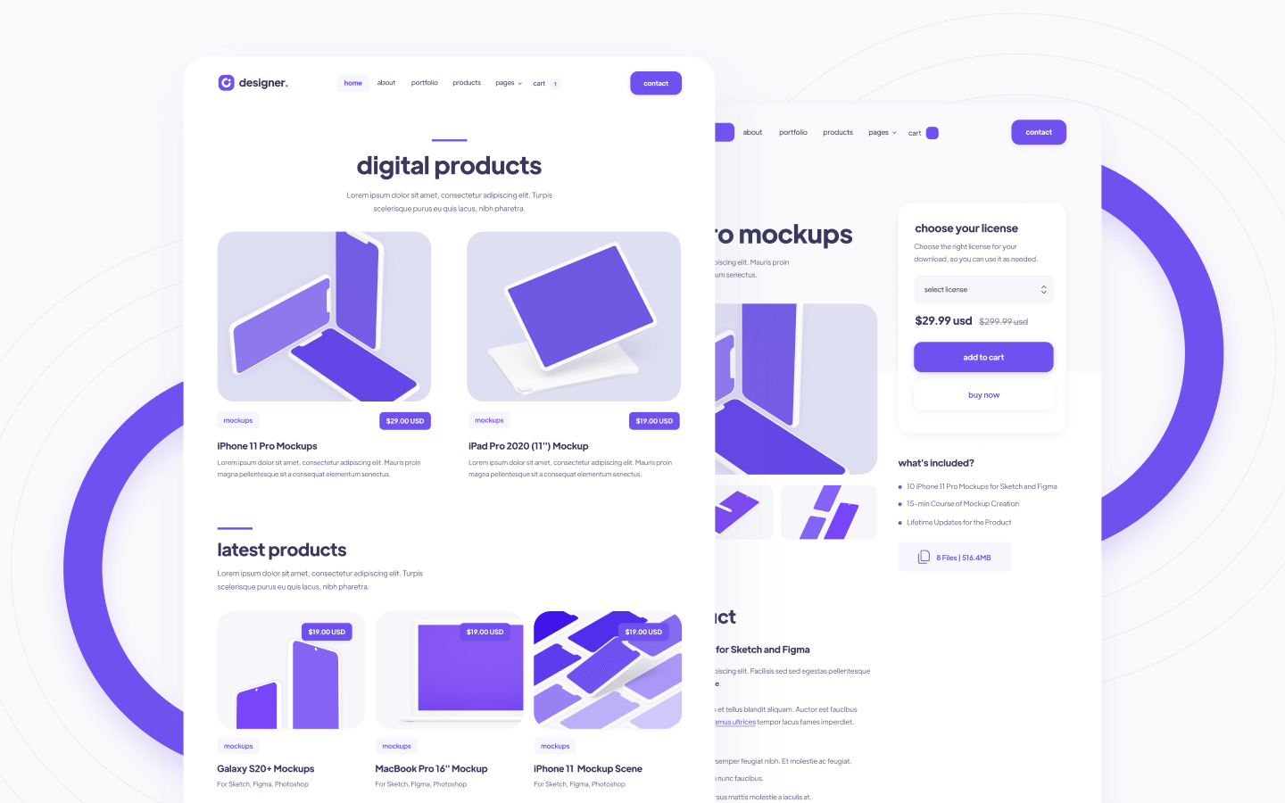 Designer Webflow Template