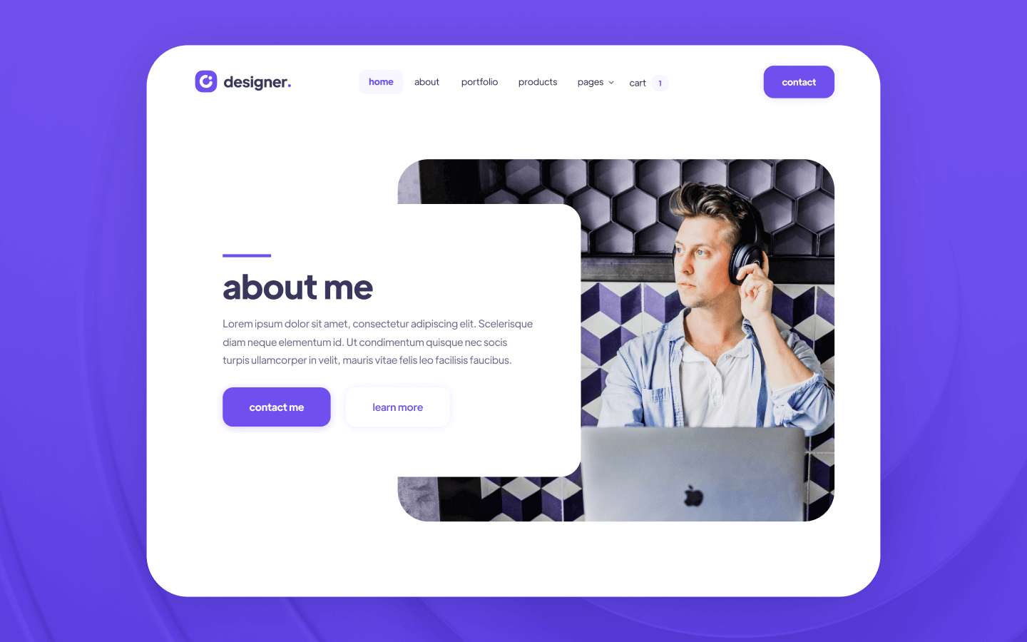 Designer Webflow Template