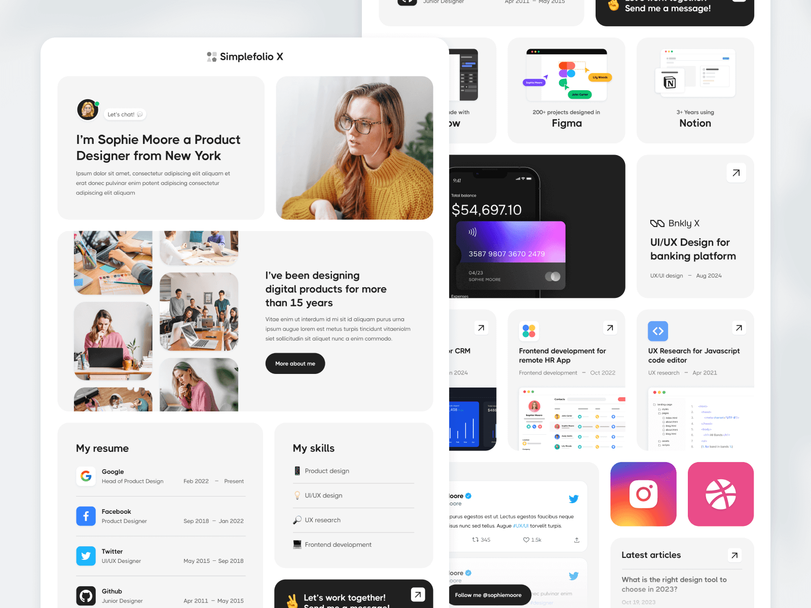 Design Portfolio Webflow Theme