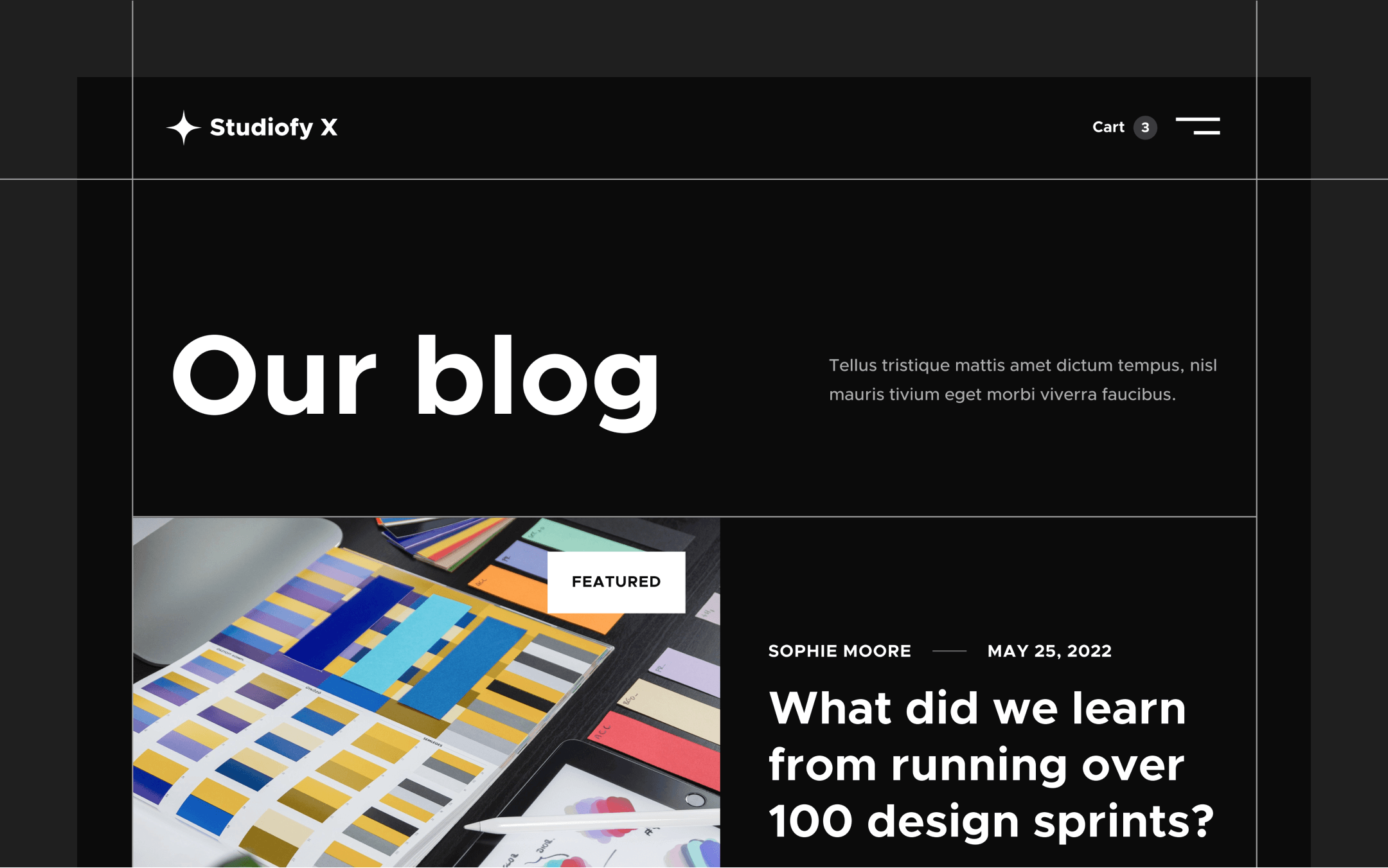 Studiofy X Webflow Template