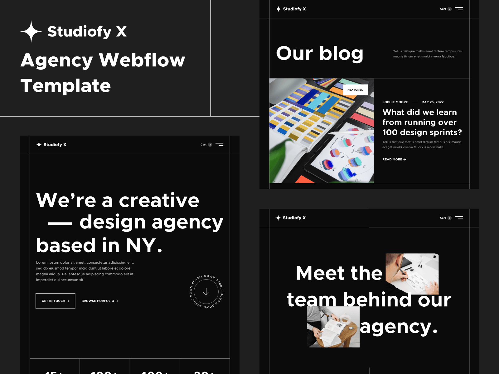 Design Agency Webflow Template