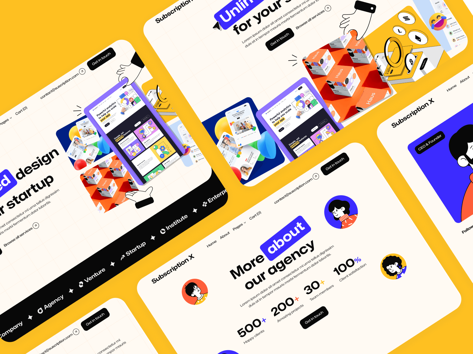Unlimited Design Services Webflow Template