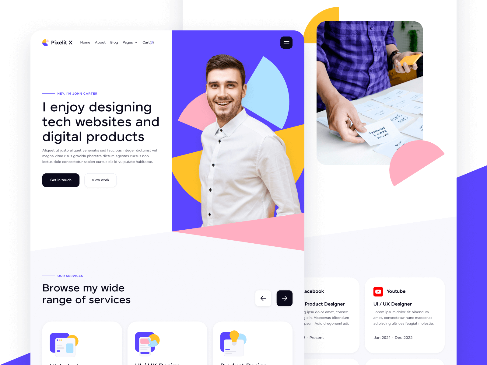 Designer Portfolio Webflow Template