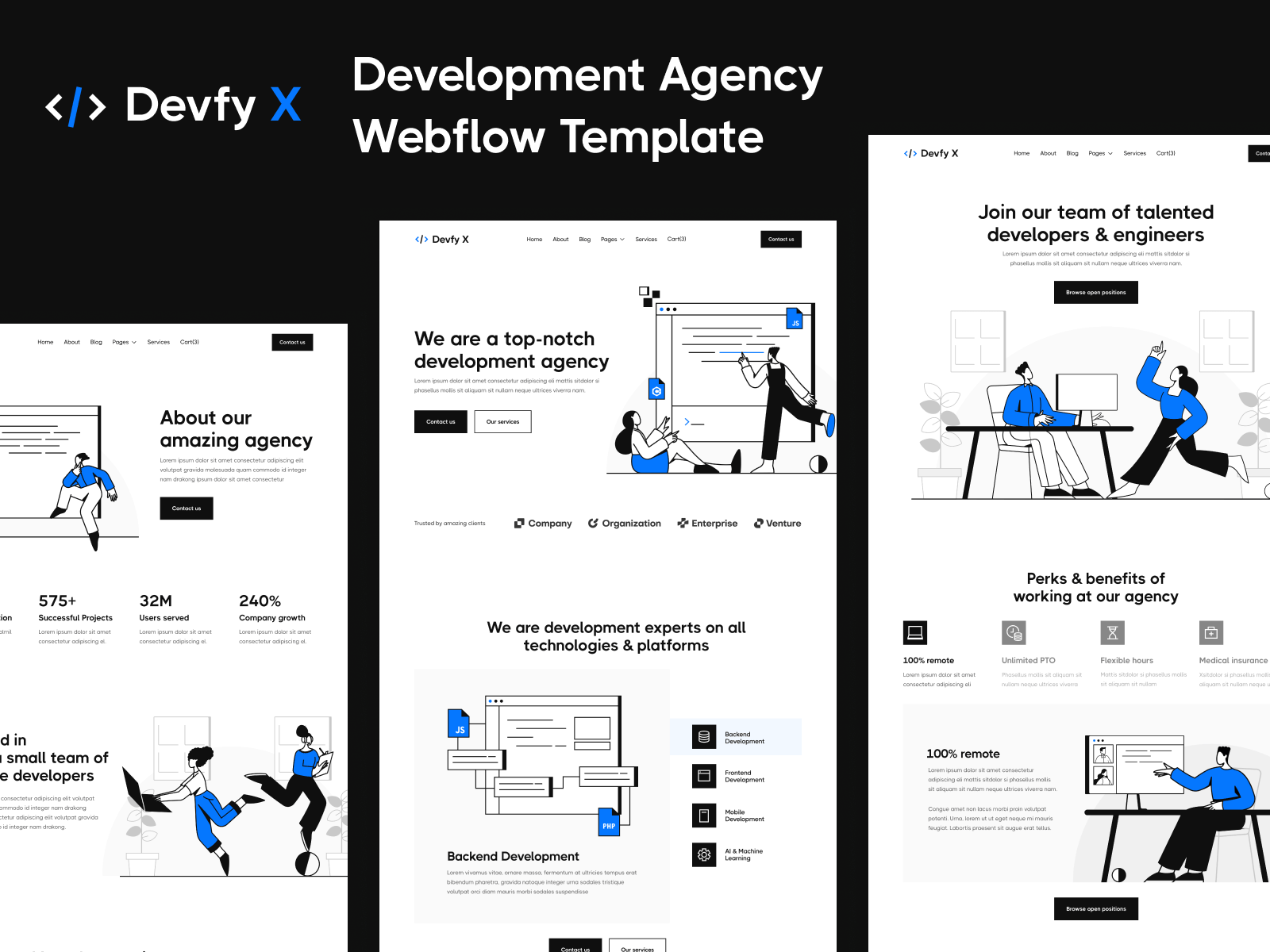 Development Agency Webflow Template