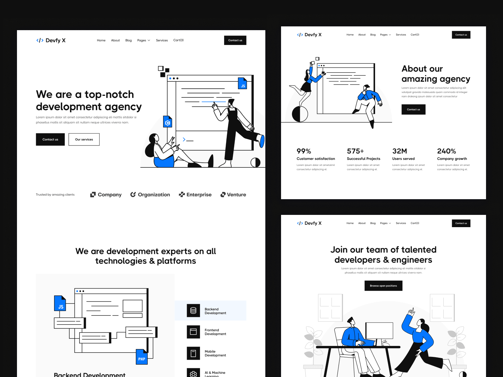 Software Development Agency Webflow Template