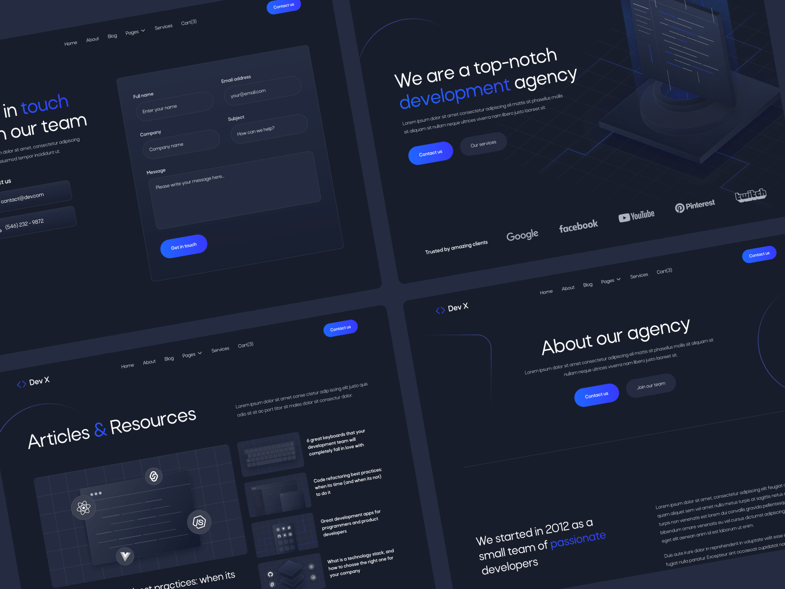 Coding Agency Webflow Template