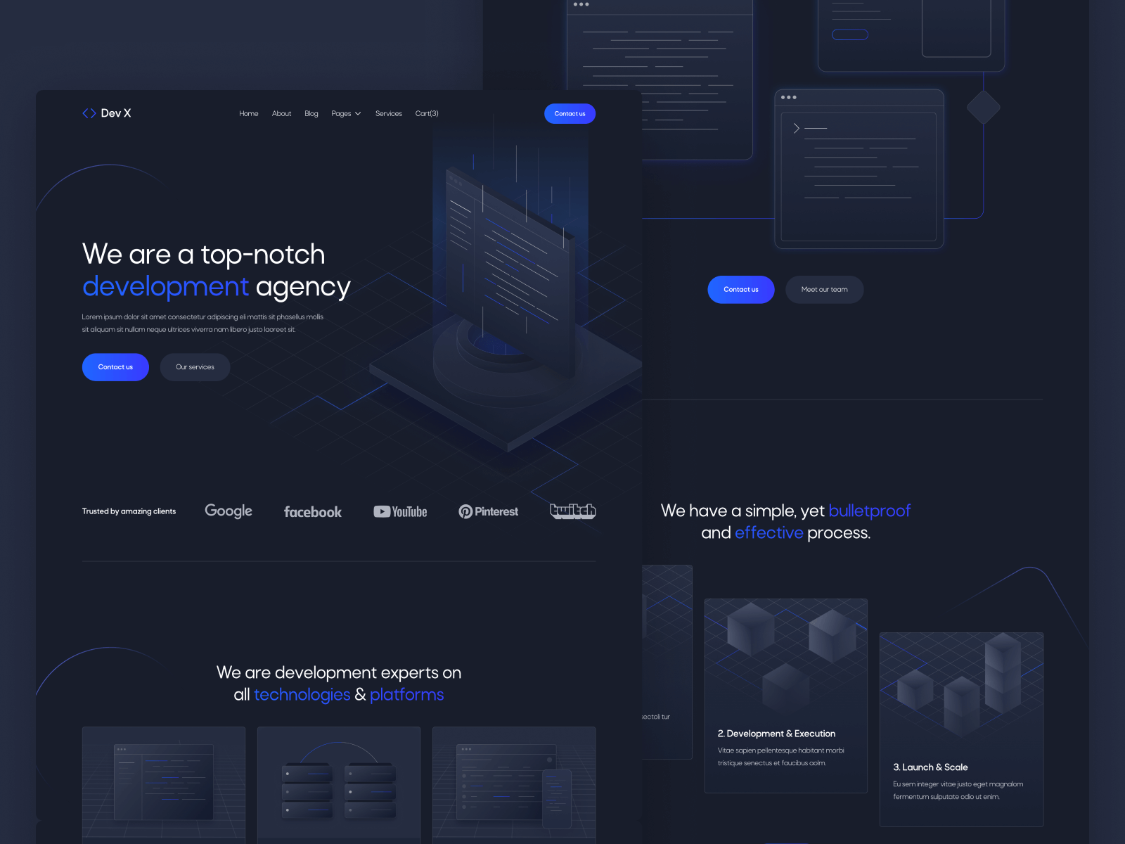 Development & IT Agency Webflow Template