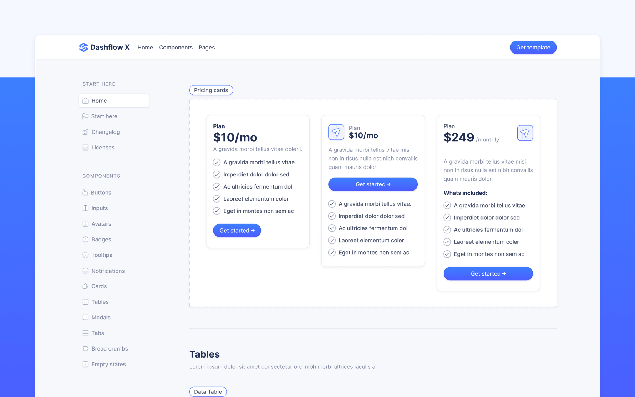 Dashflow X Webflow Template