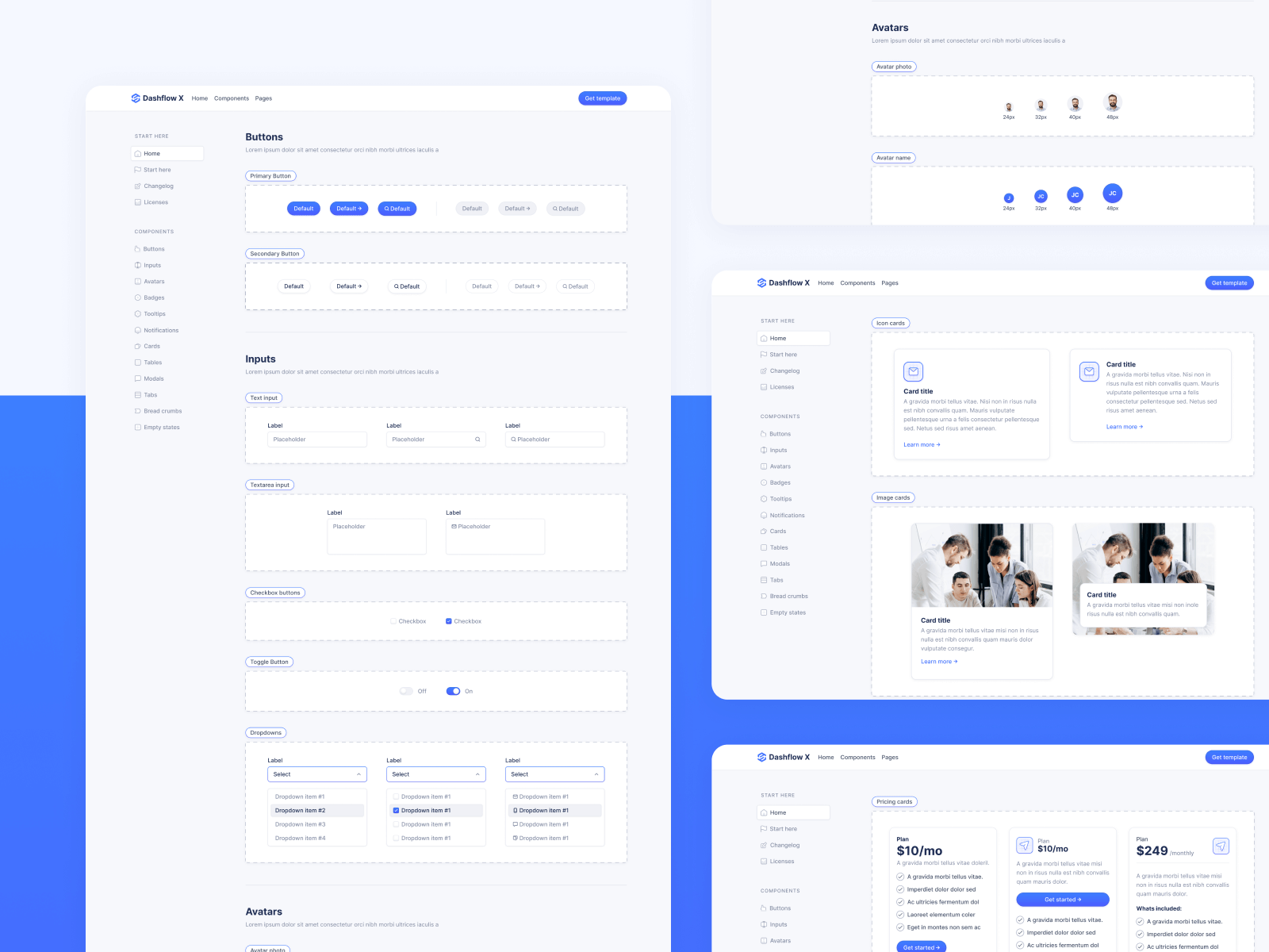 UI Kit Webflow Theme
