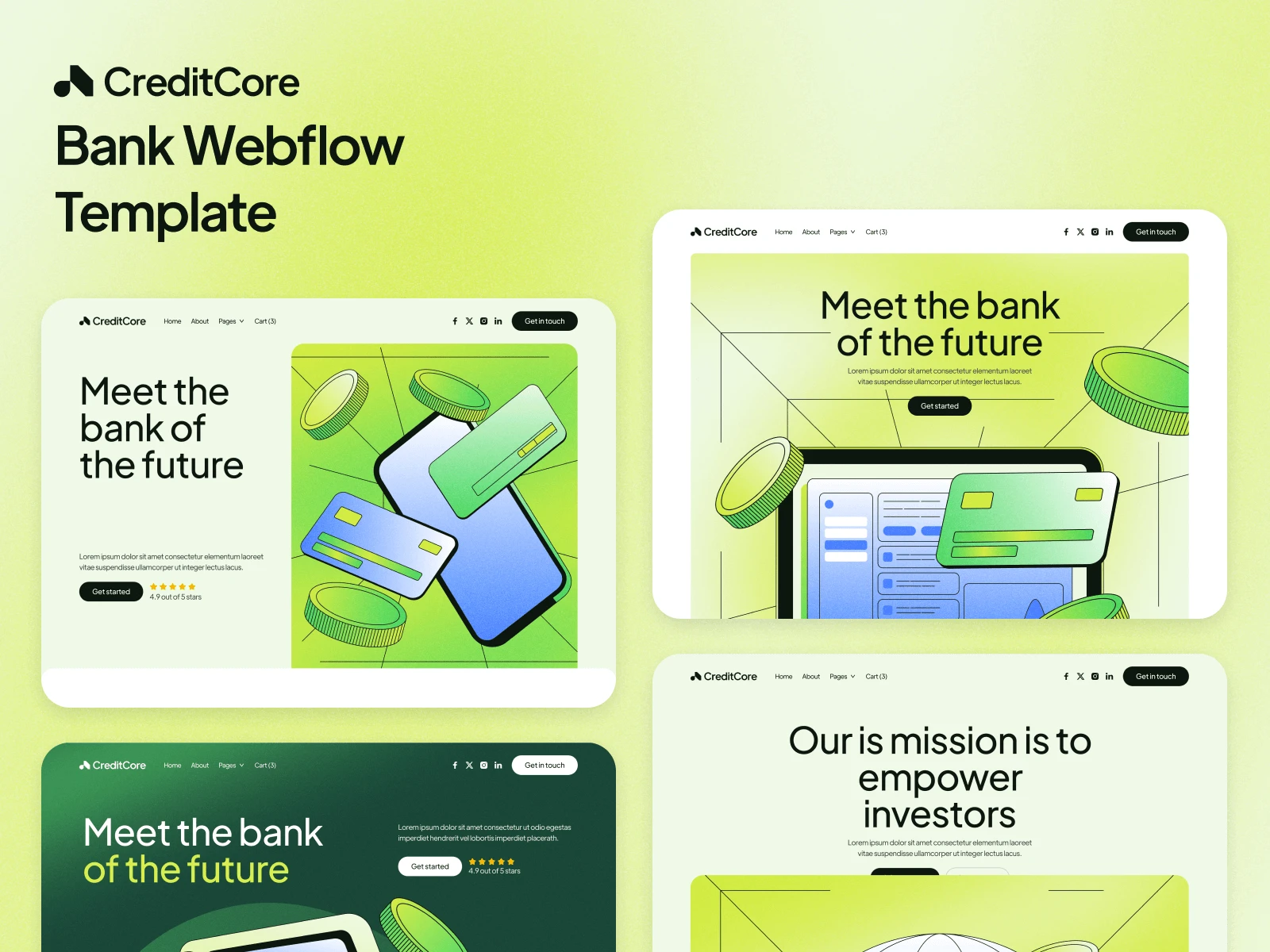 Bank Webflow Template
