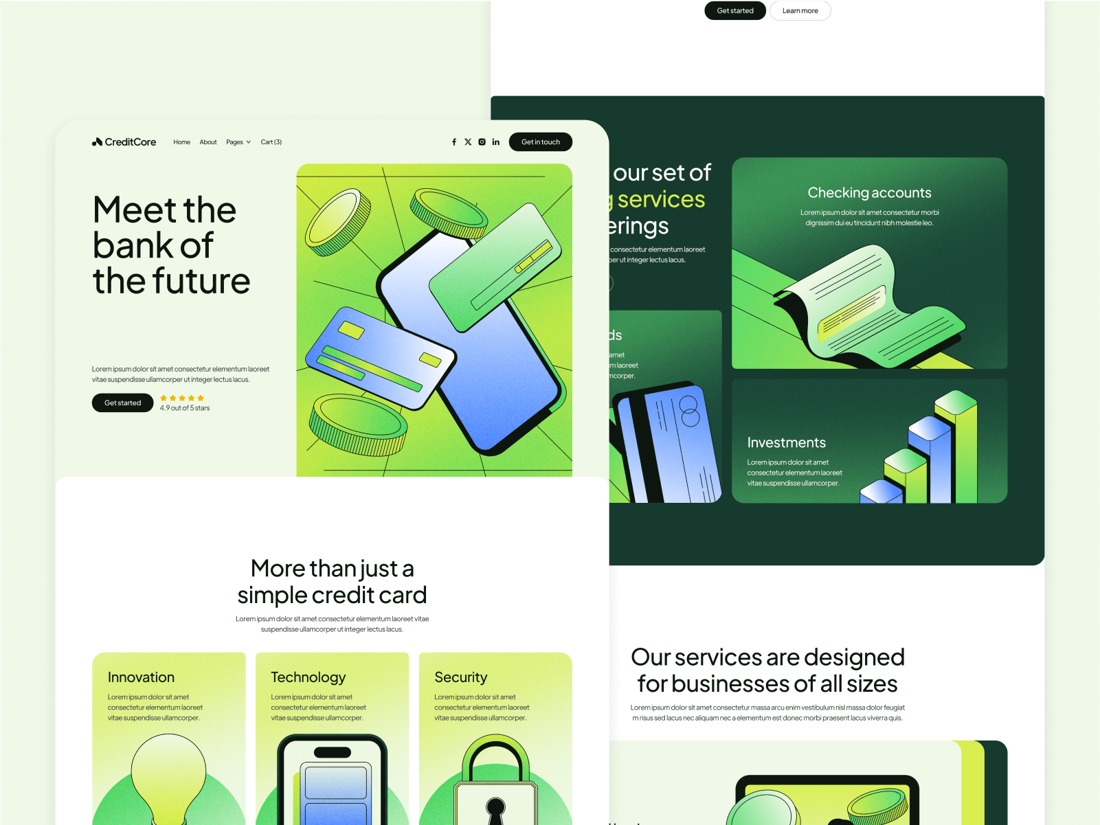 Digital Bank Webflow Template