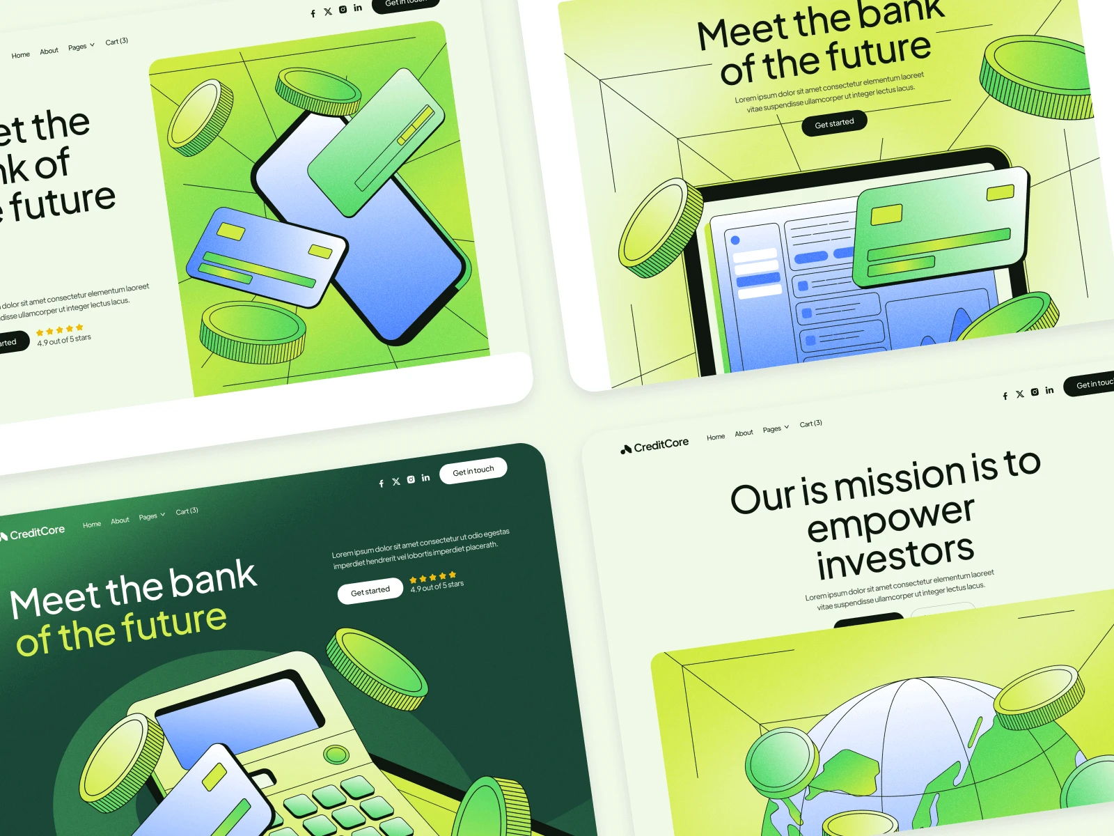 Digital Banking Webflow Template
