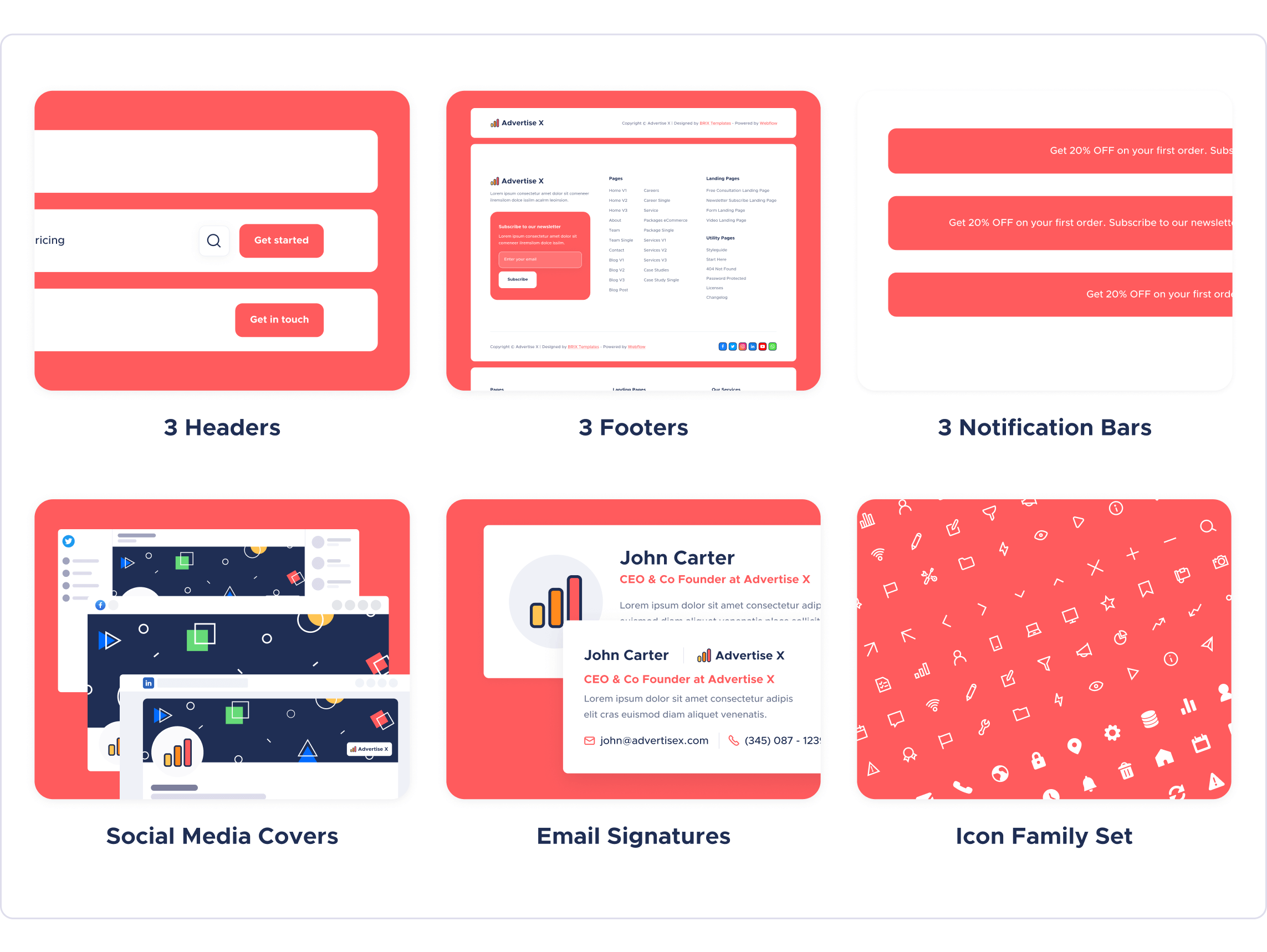 Advertise Agency Webflow Template Benefits