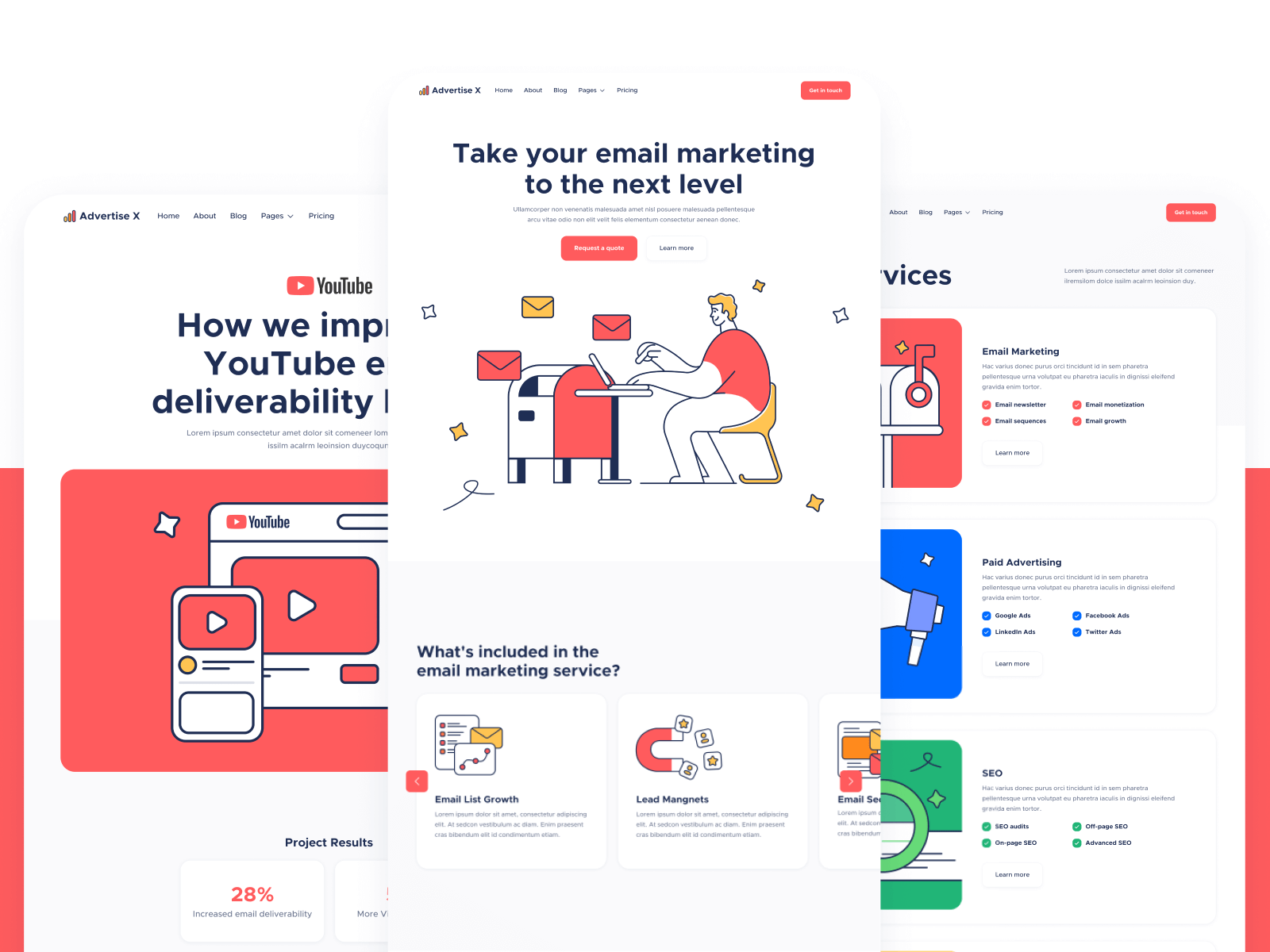 Marketing Agency Multi Layout Webflow Template