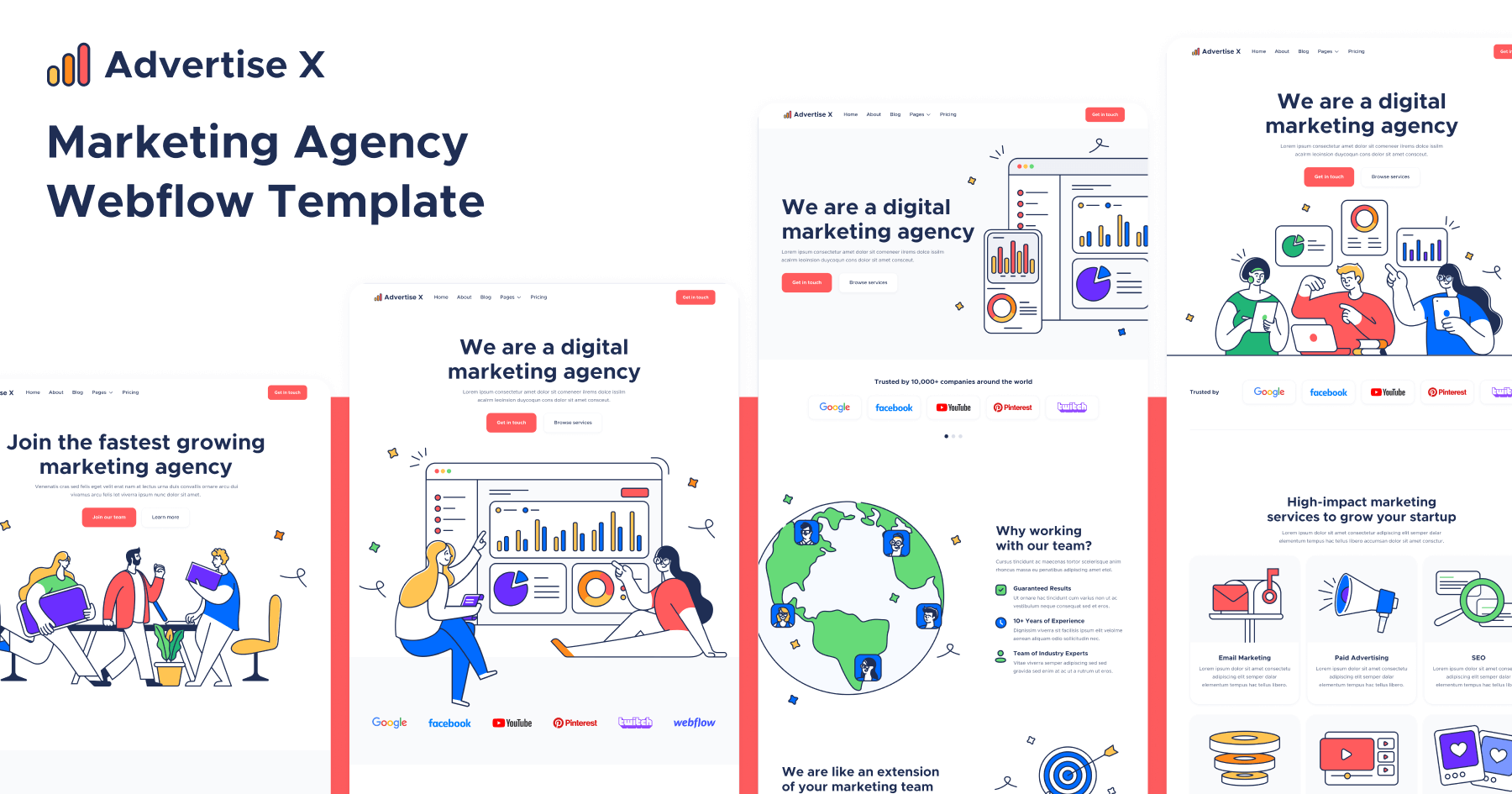 Marketing Agency Webflow Template