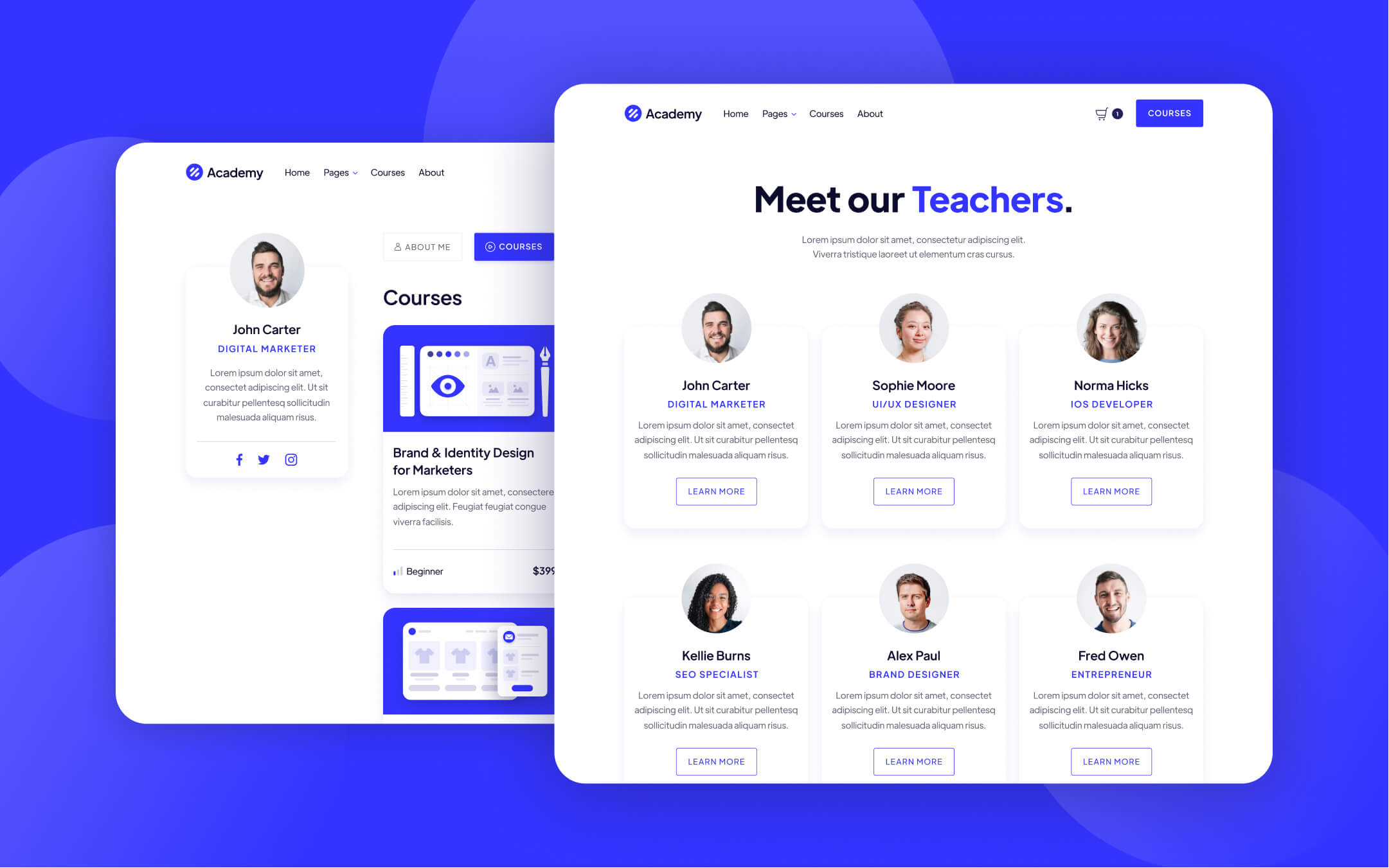 Academy Webflow Template