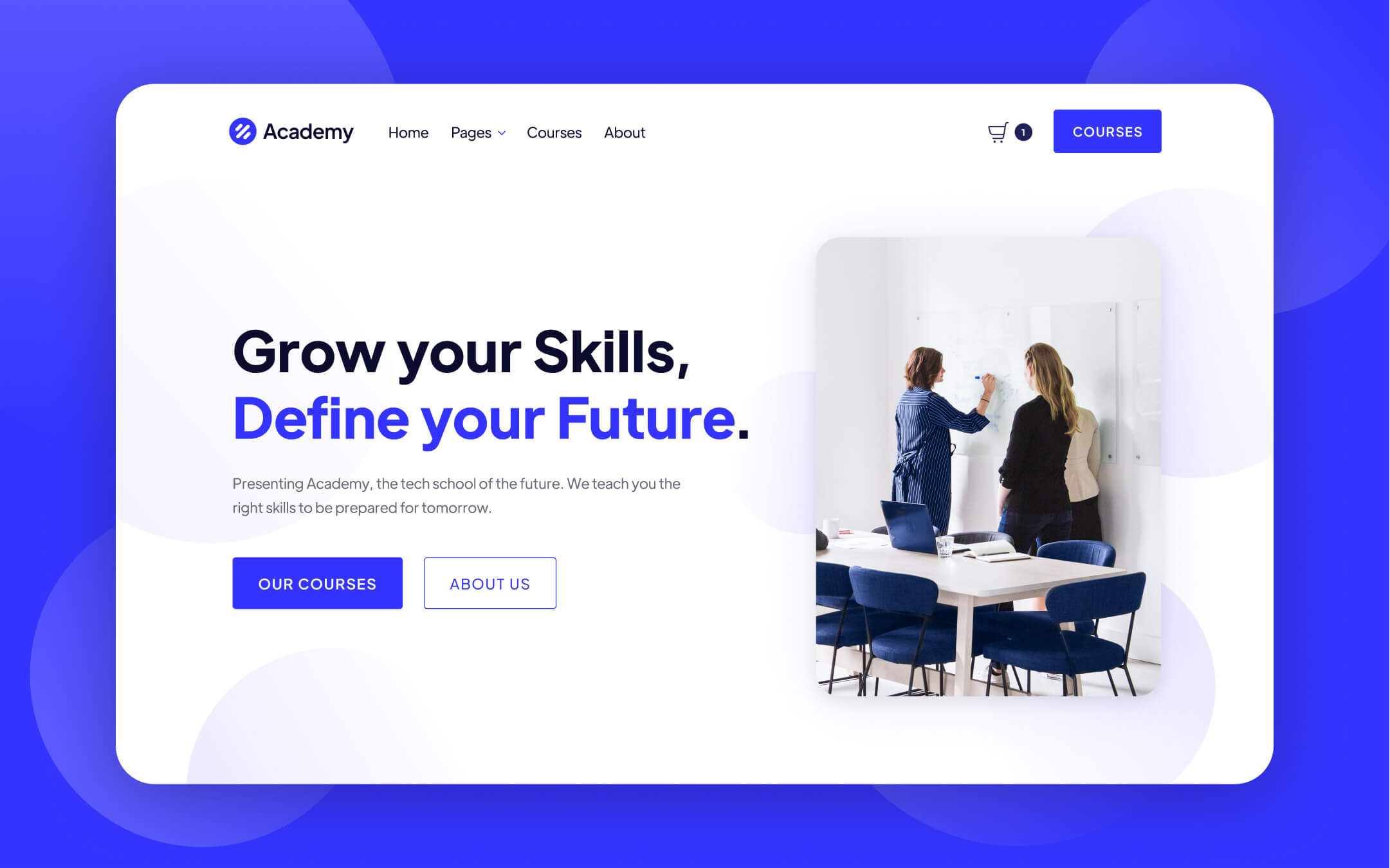 Digital School & Online Courses Webflow Template