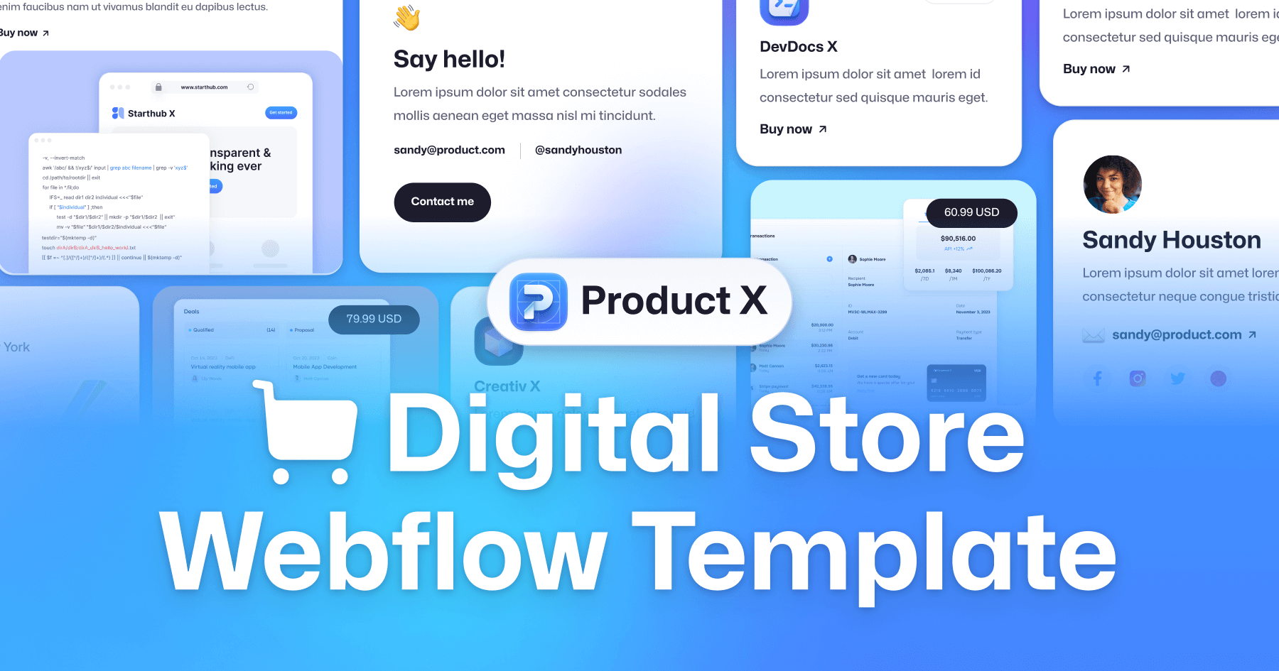 Digital Store Webflow Template