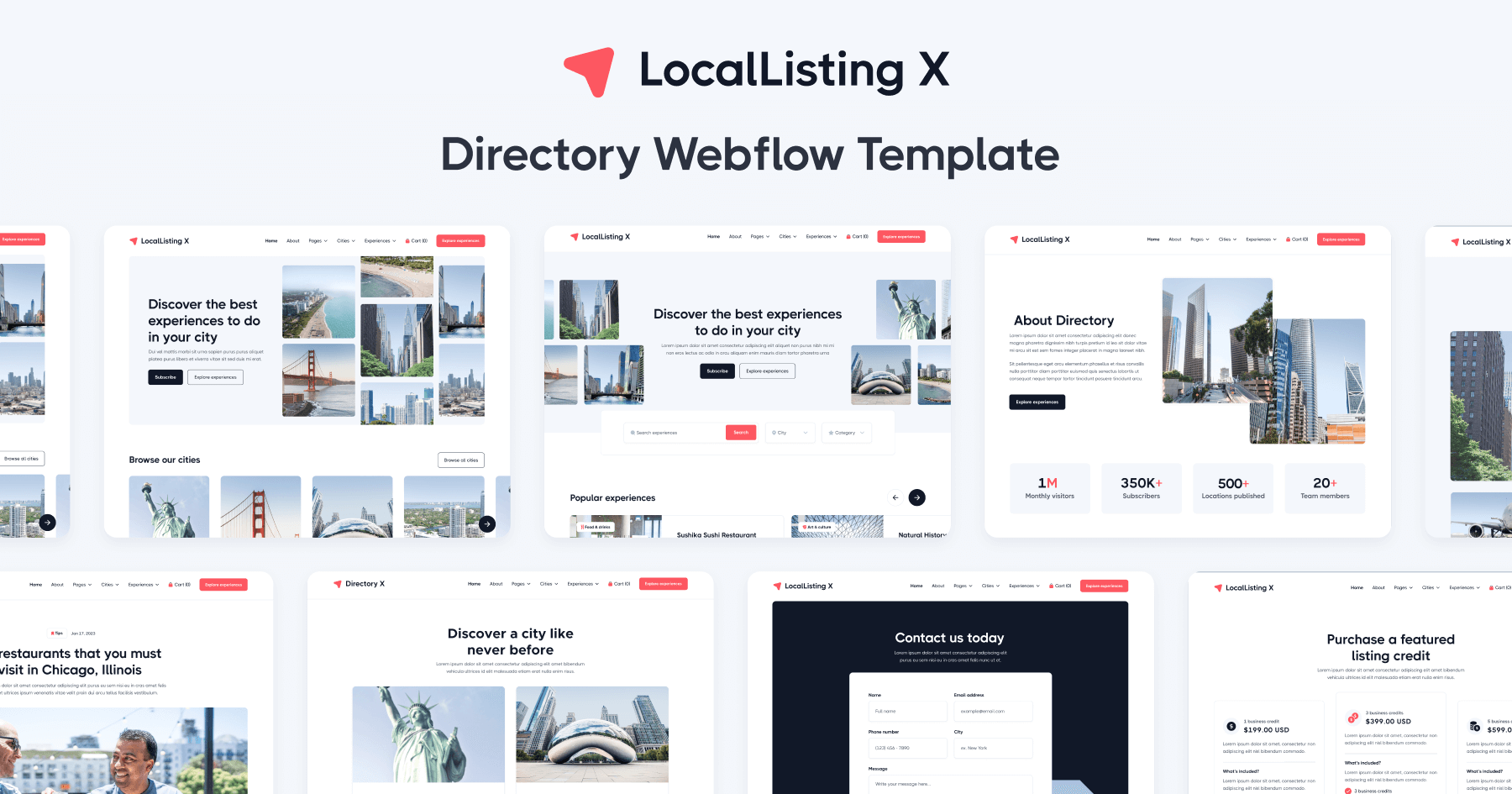 Directory Webflow Template