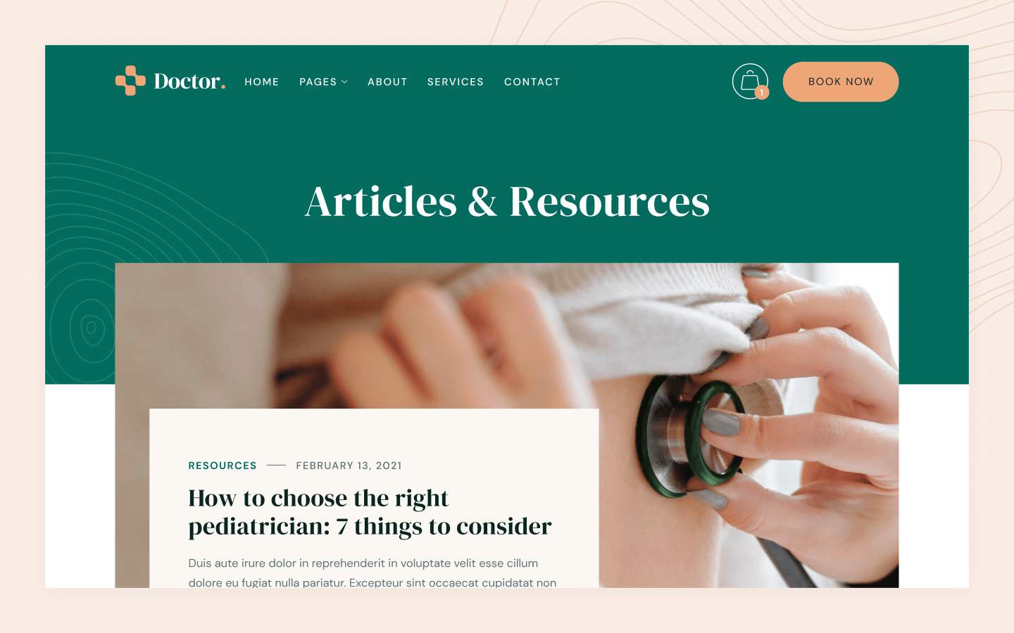 Doctor Webflow Template