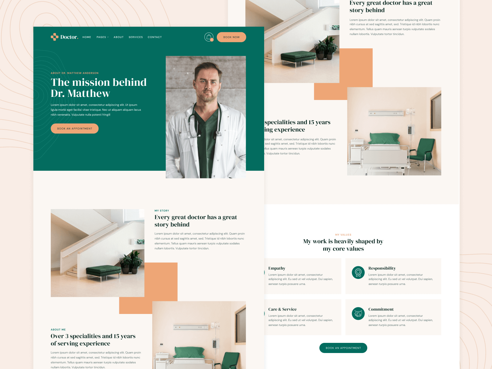 Webflow Website Template Doctor