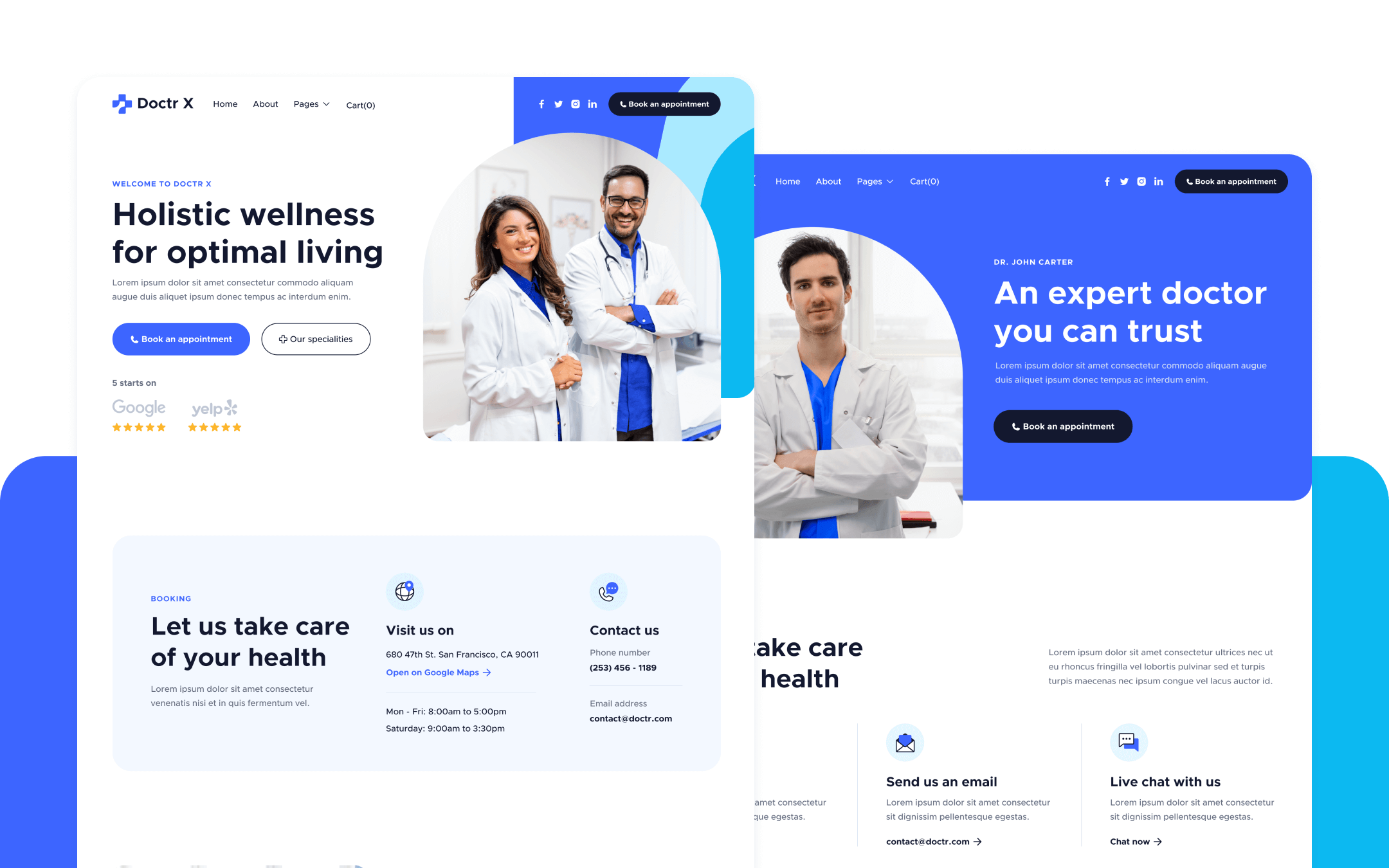 Doctors Webflow Template