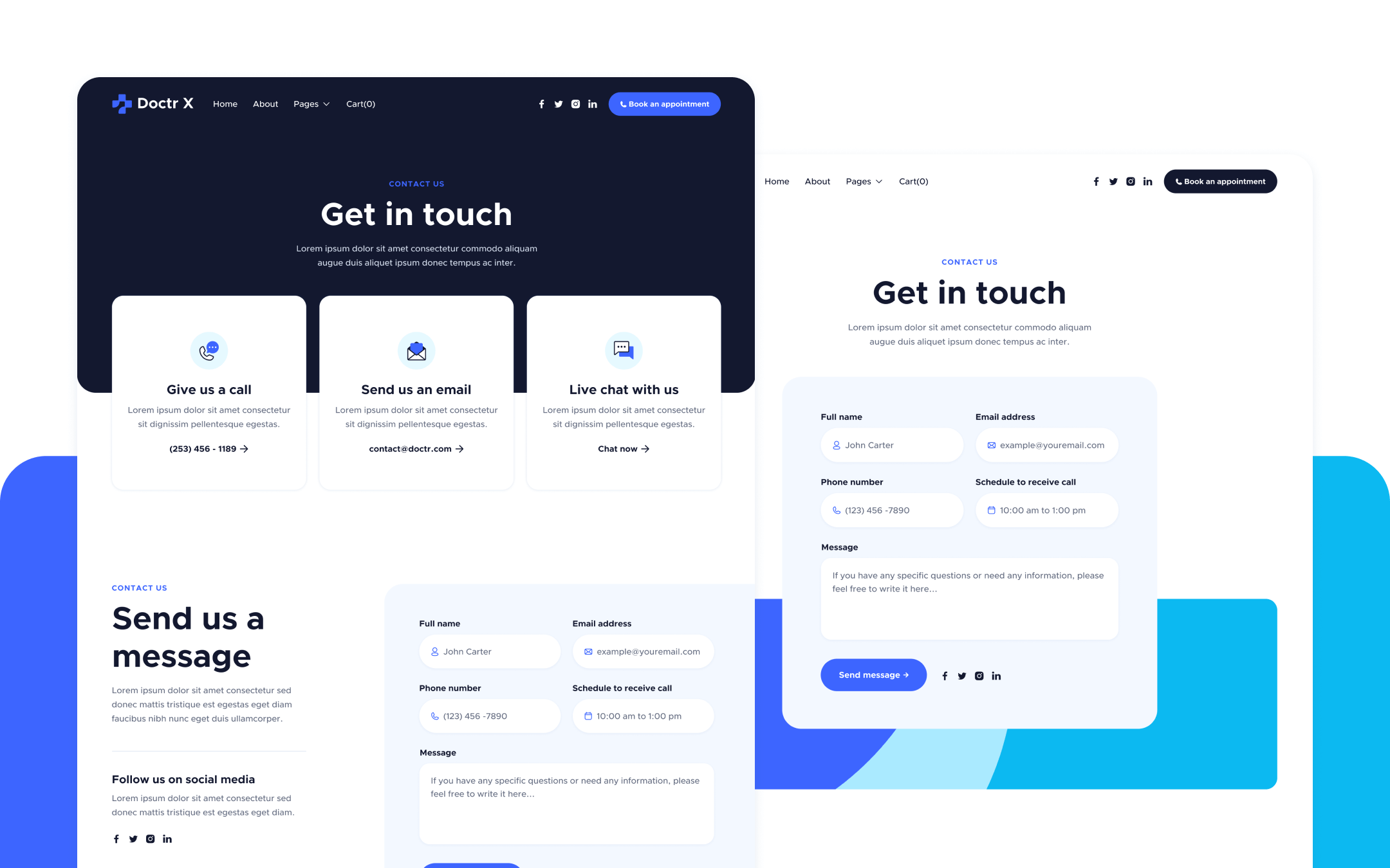 Doctr X Webflow Template