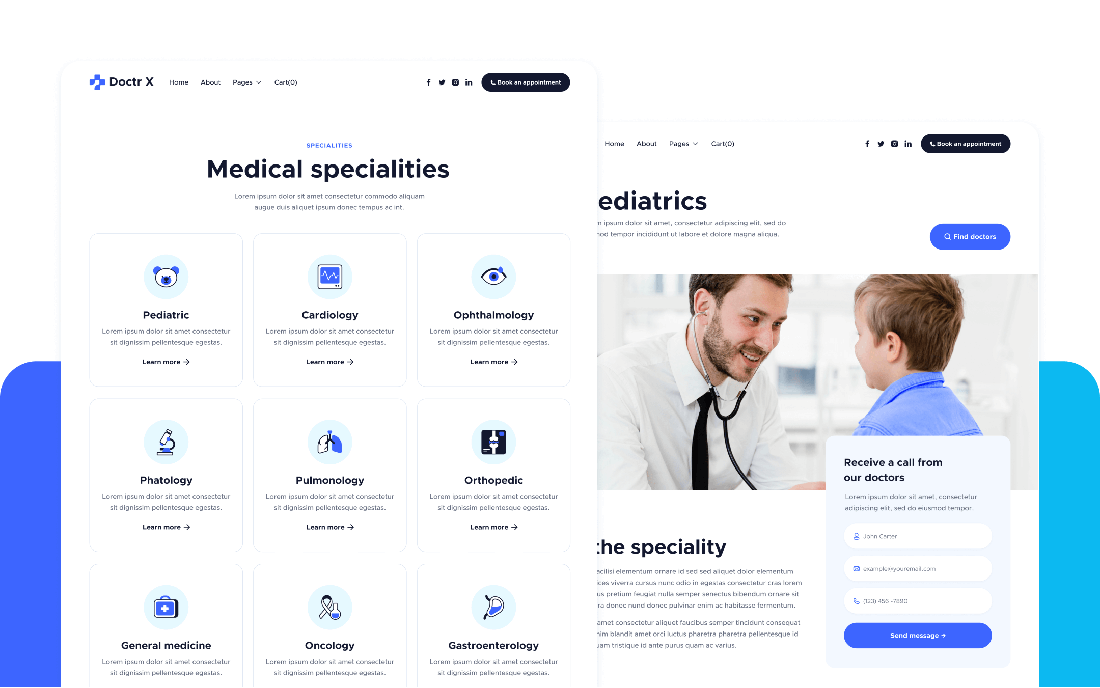 Doctr X Webflow Template