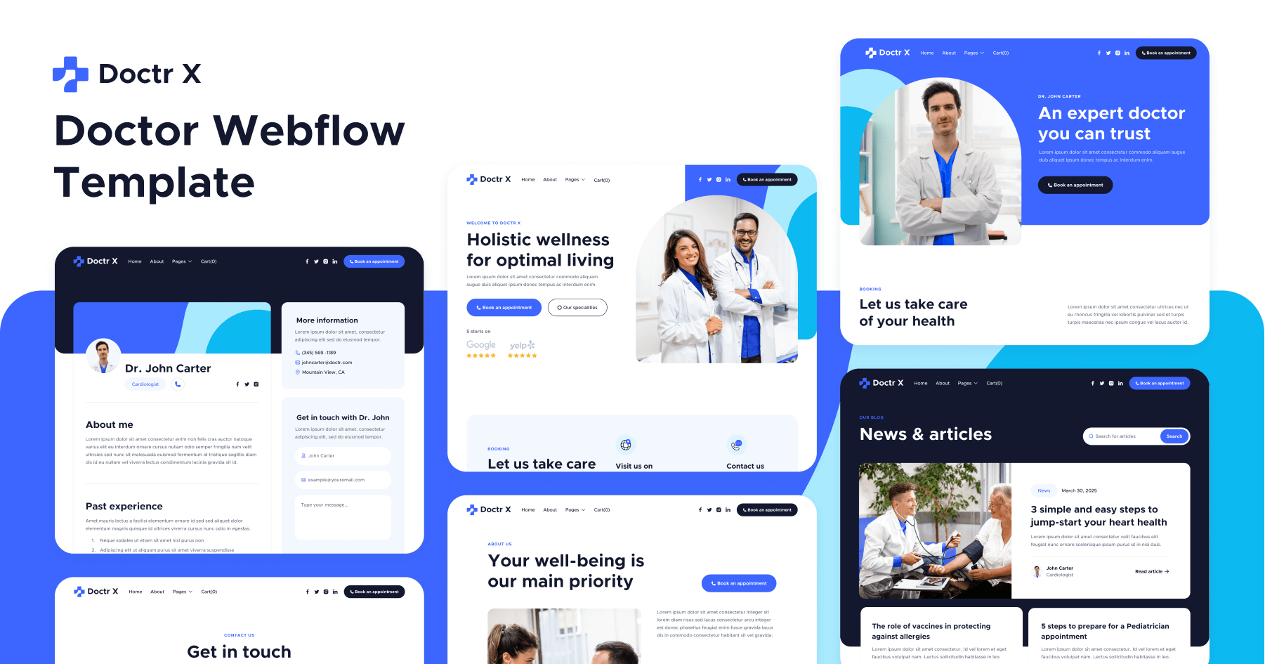 Doctor Webflow Template