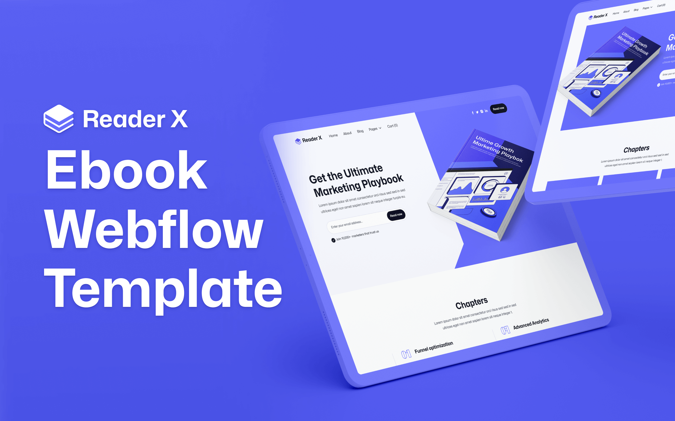 Ebook Webflow Template