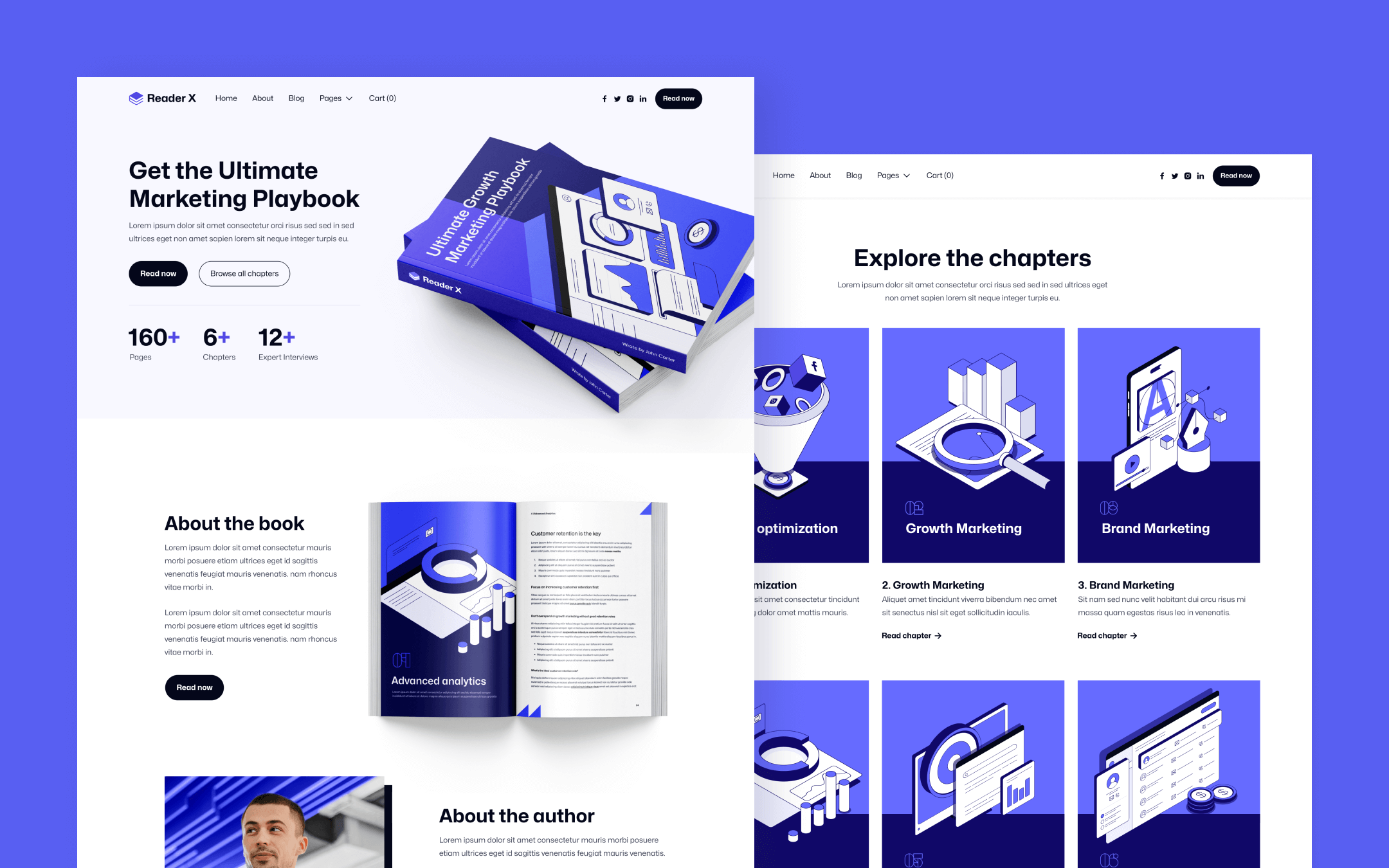 Reader X Webflow Template