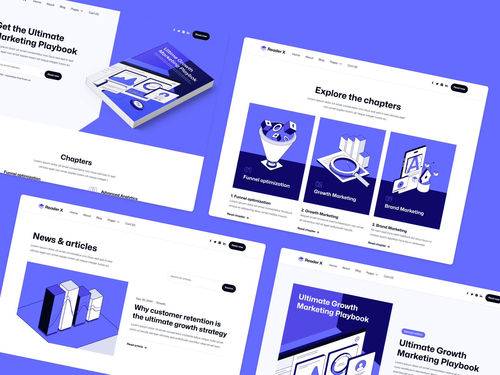 Book Author Webflow Template