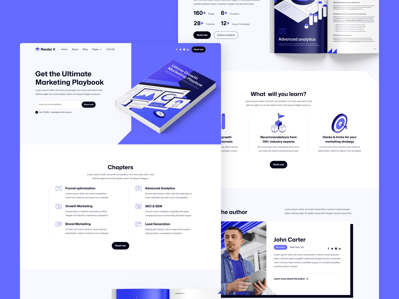 Ebook Webflow Template