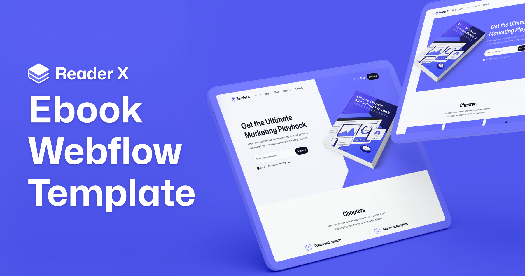 Ebook Webflow Template