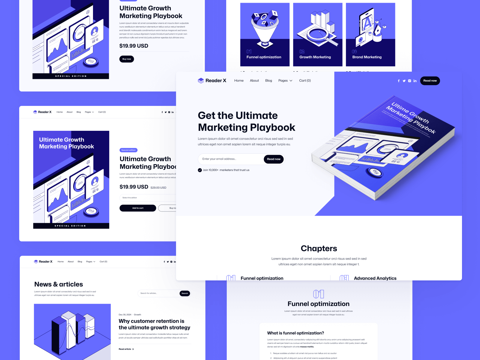 Ebook Webflow Theme