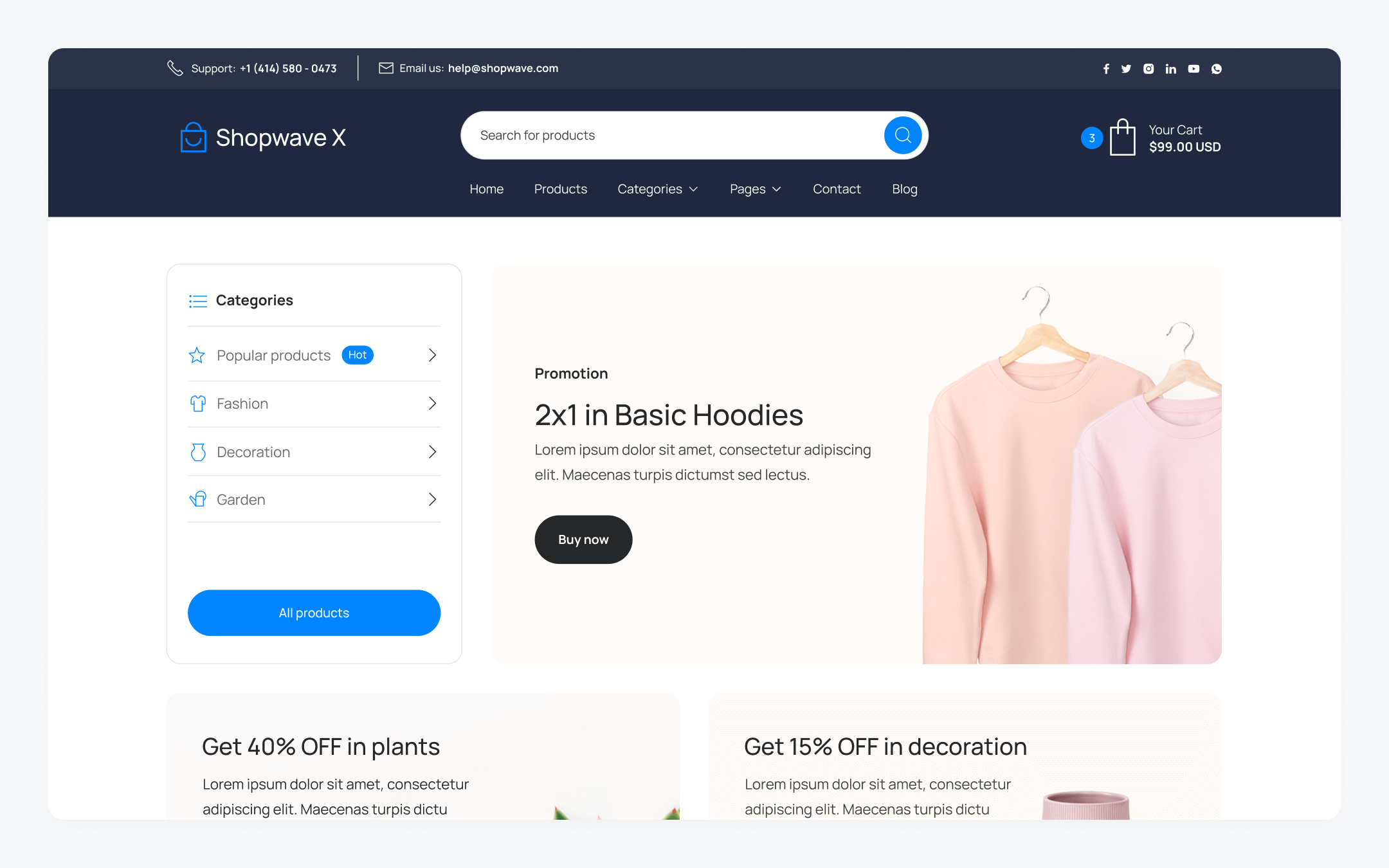 Ecommerce Shop Webflow Template
