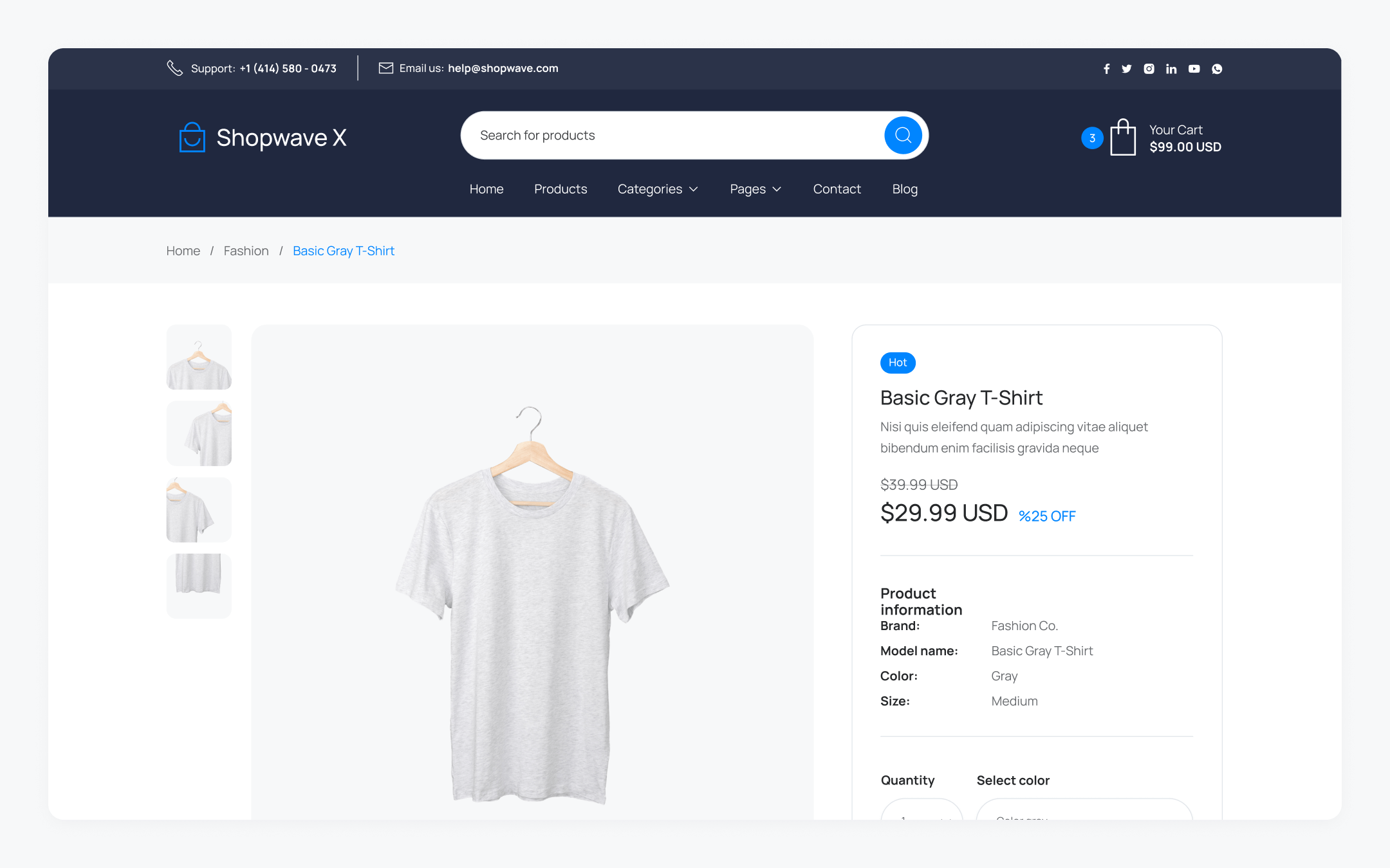 Storewave X Webflow Template