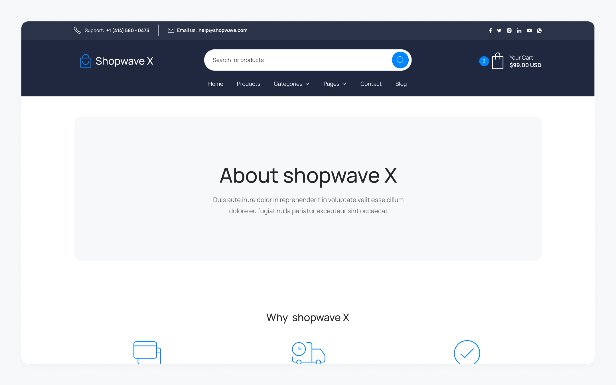 Storewave X Webflow Template