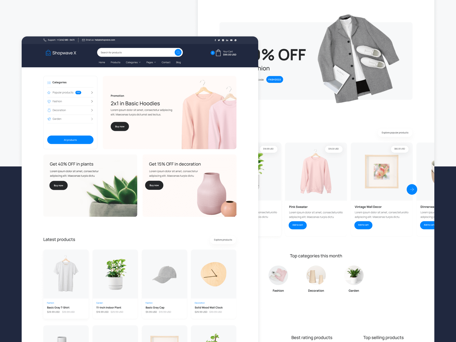 Ecommerce Store Webflow Template