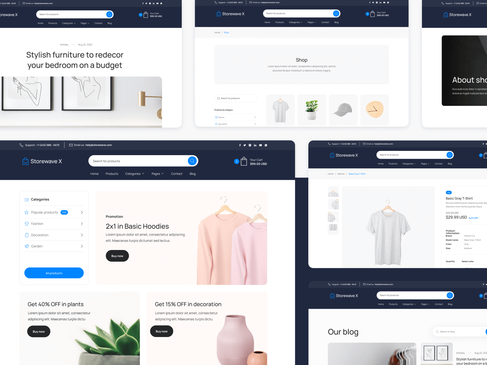 Ecommerce Store Webflow Theme