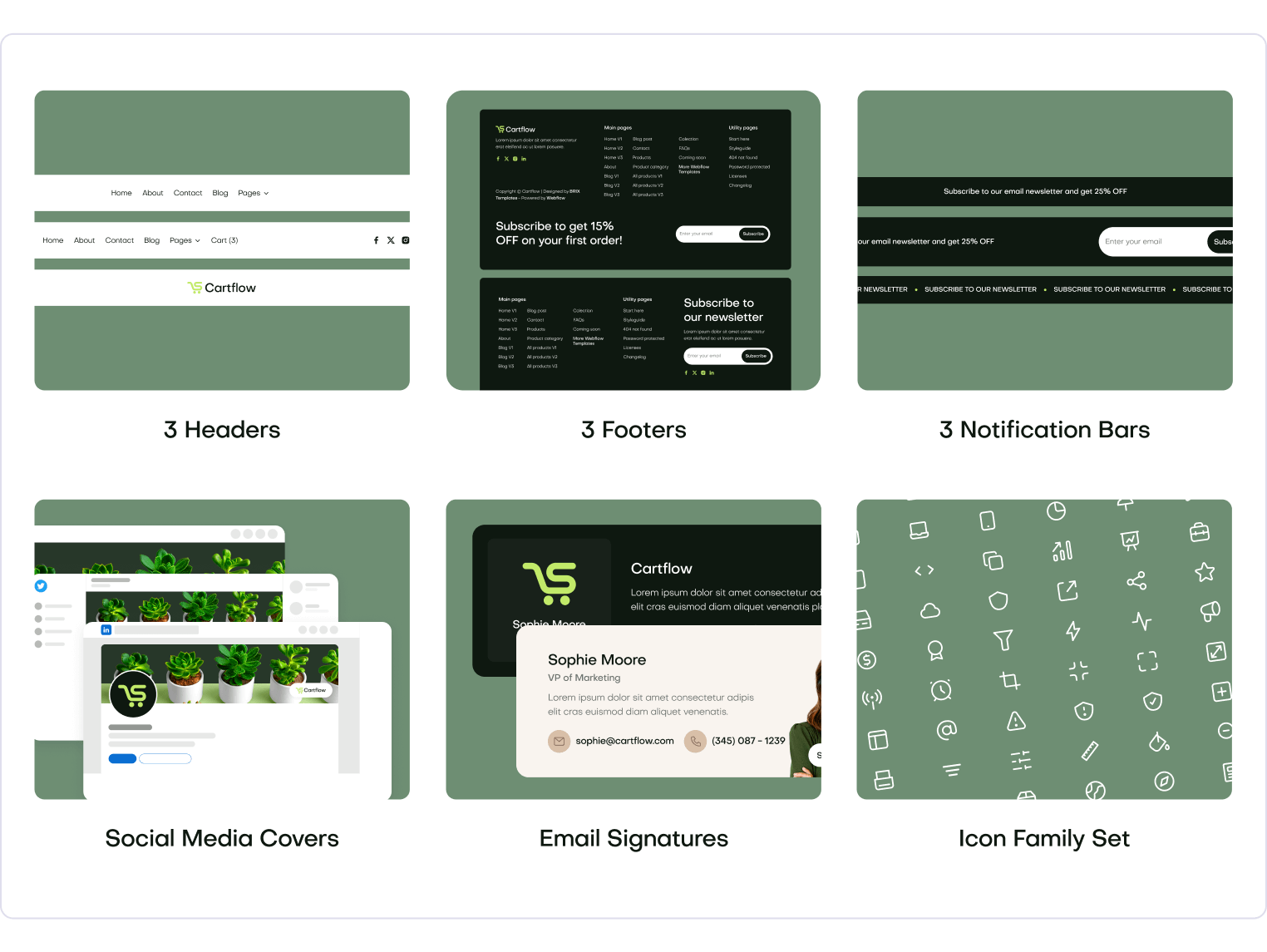 Cartflow - Ecommerce Store Webflow Template Benefits
