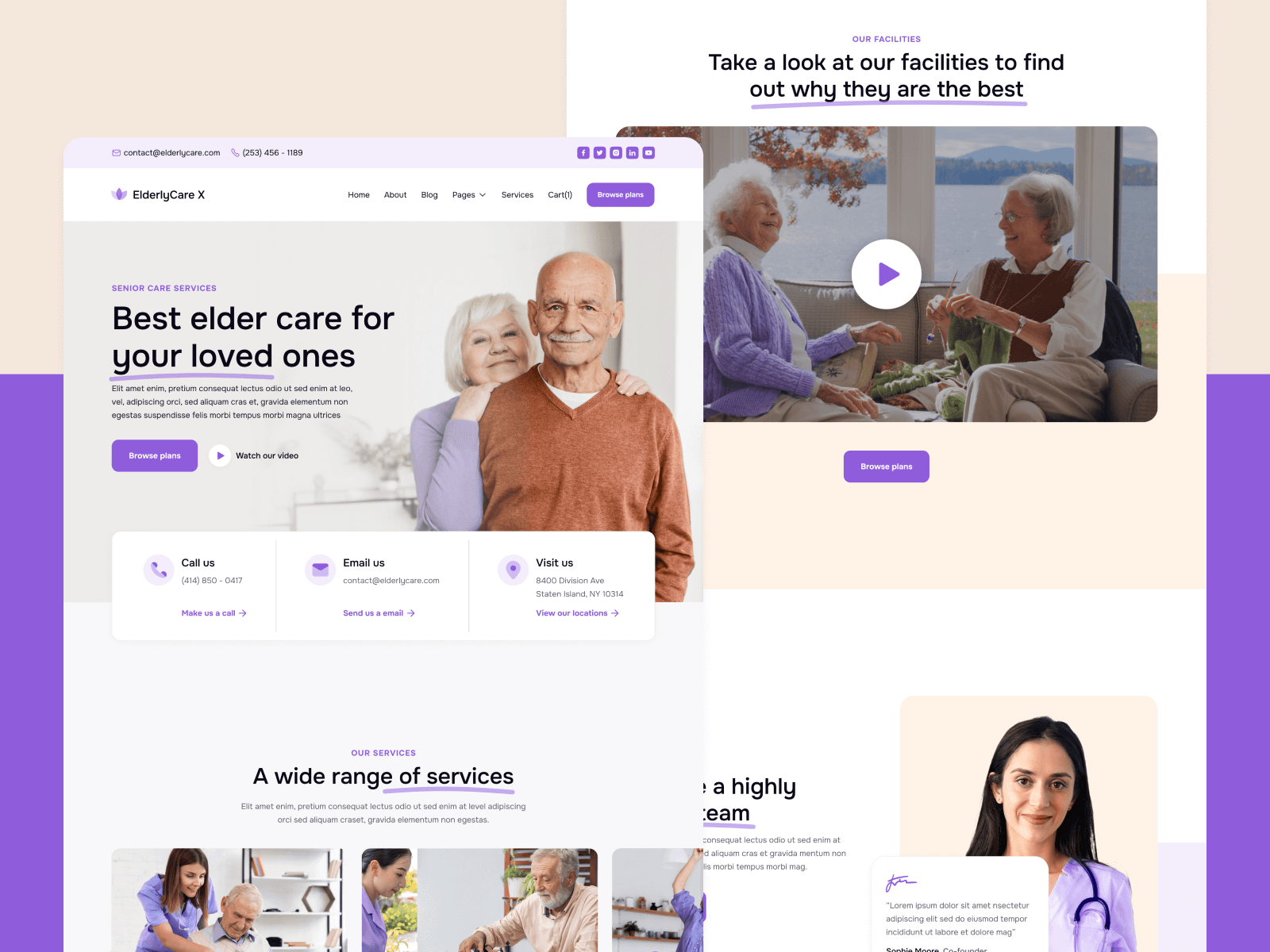 Home Care Webflow Template