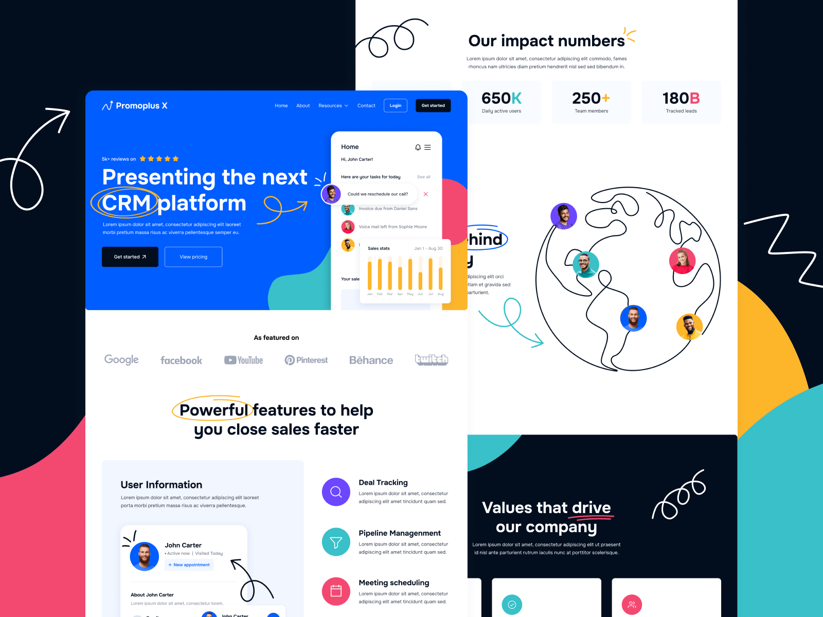 Enterprise SaaS & Tech Webflow Template