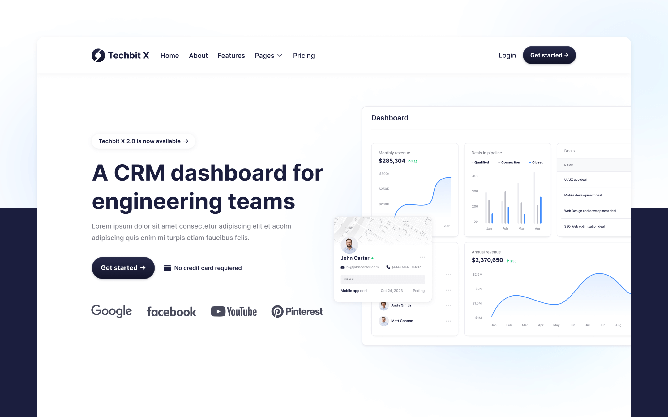 Enterprise SaaS Webflow Template