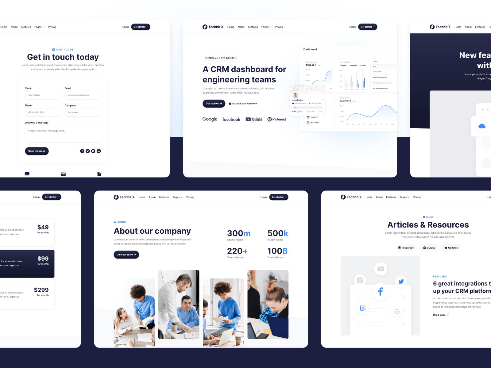 Enterprise B2B SaaS Webflow Theme