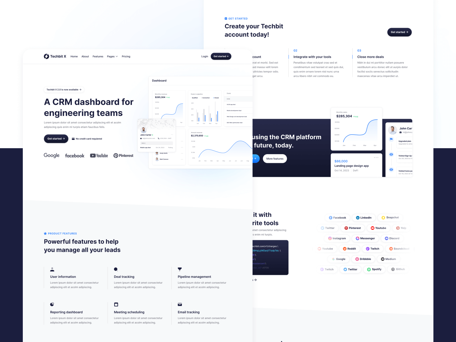 Enterprise Tech Webflow Template