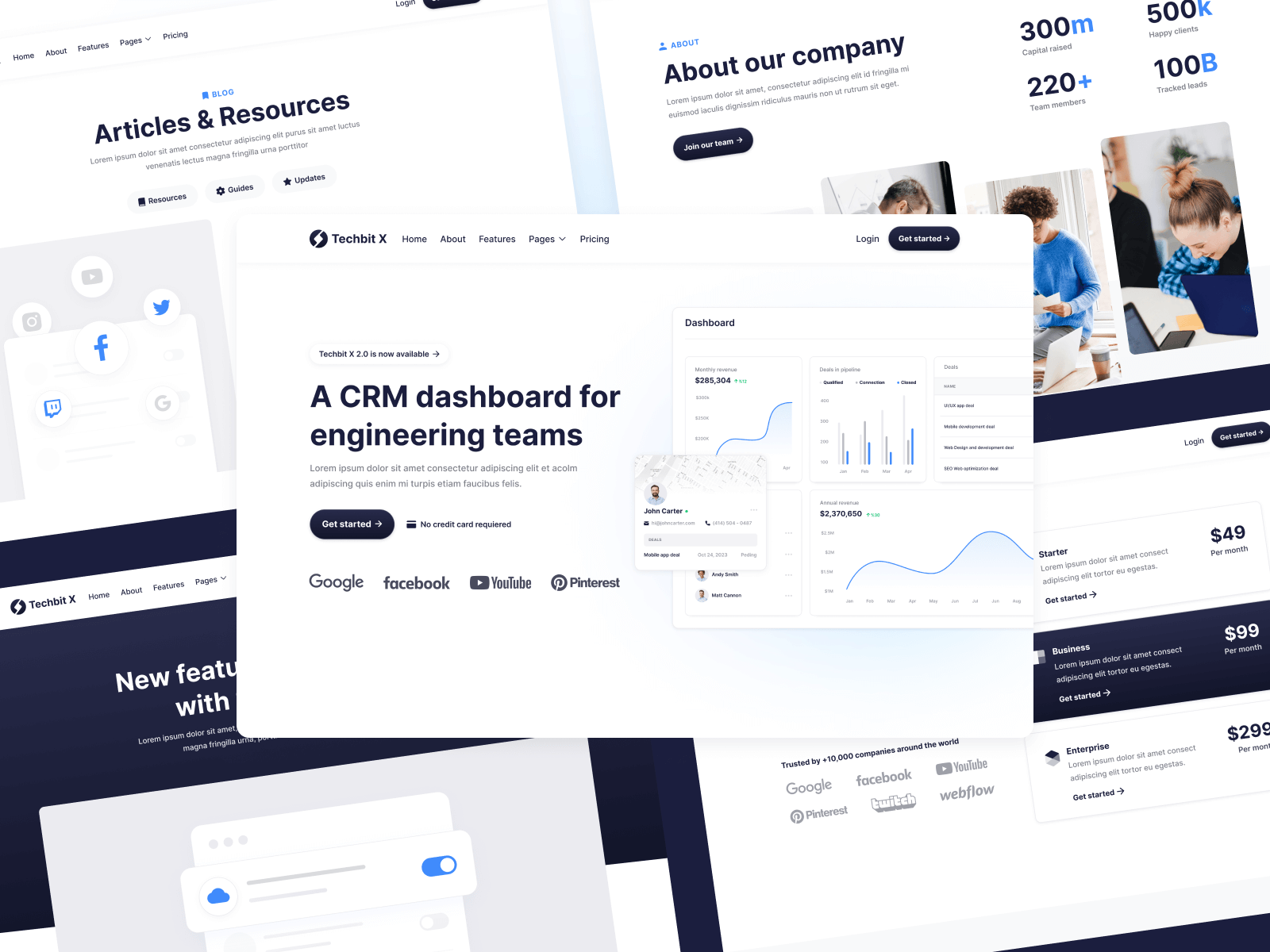 Enterprise Technology Webflow Template