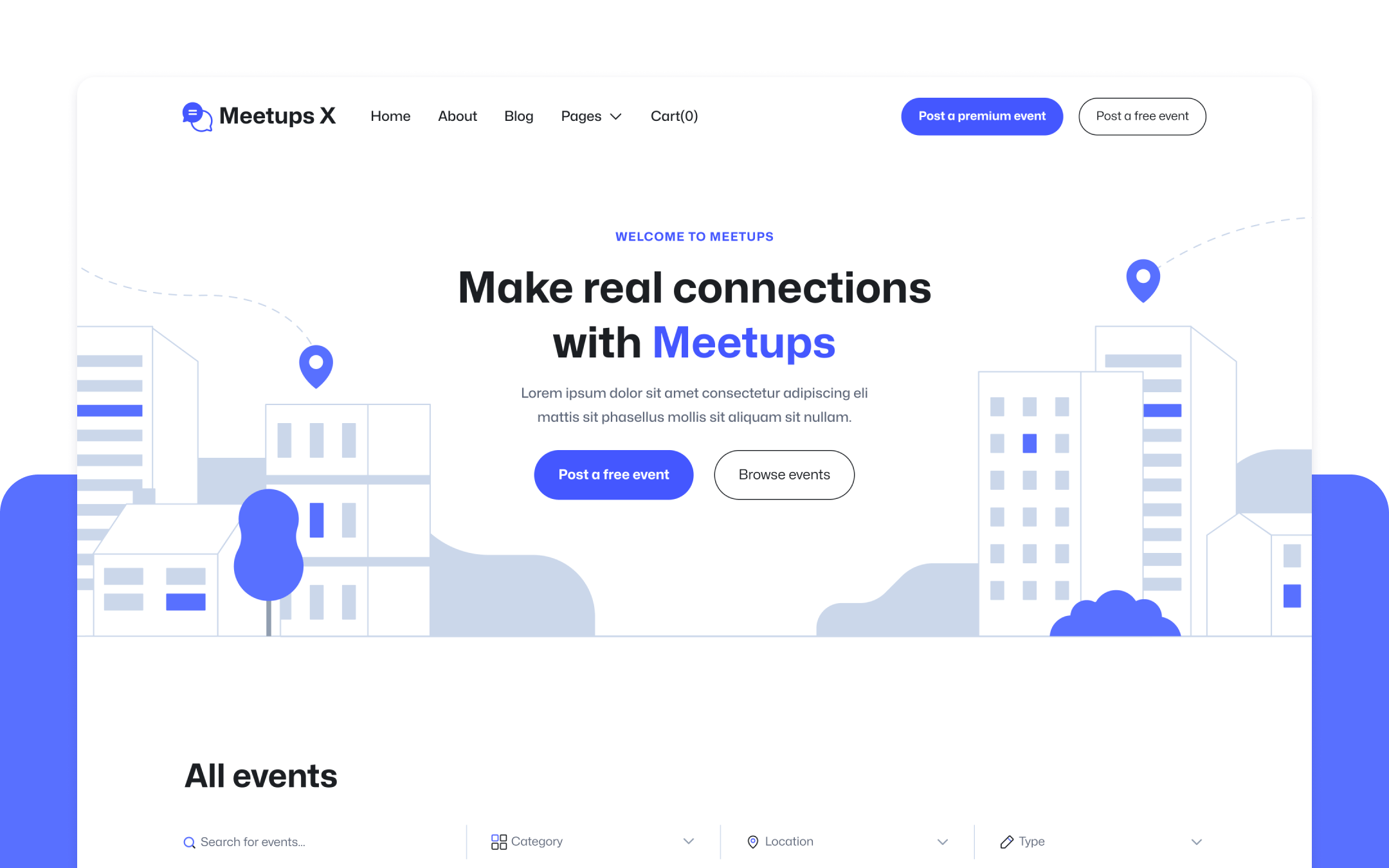 Event Directory Webflow Template