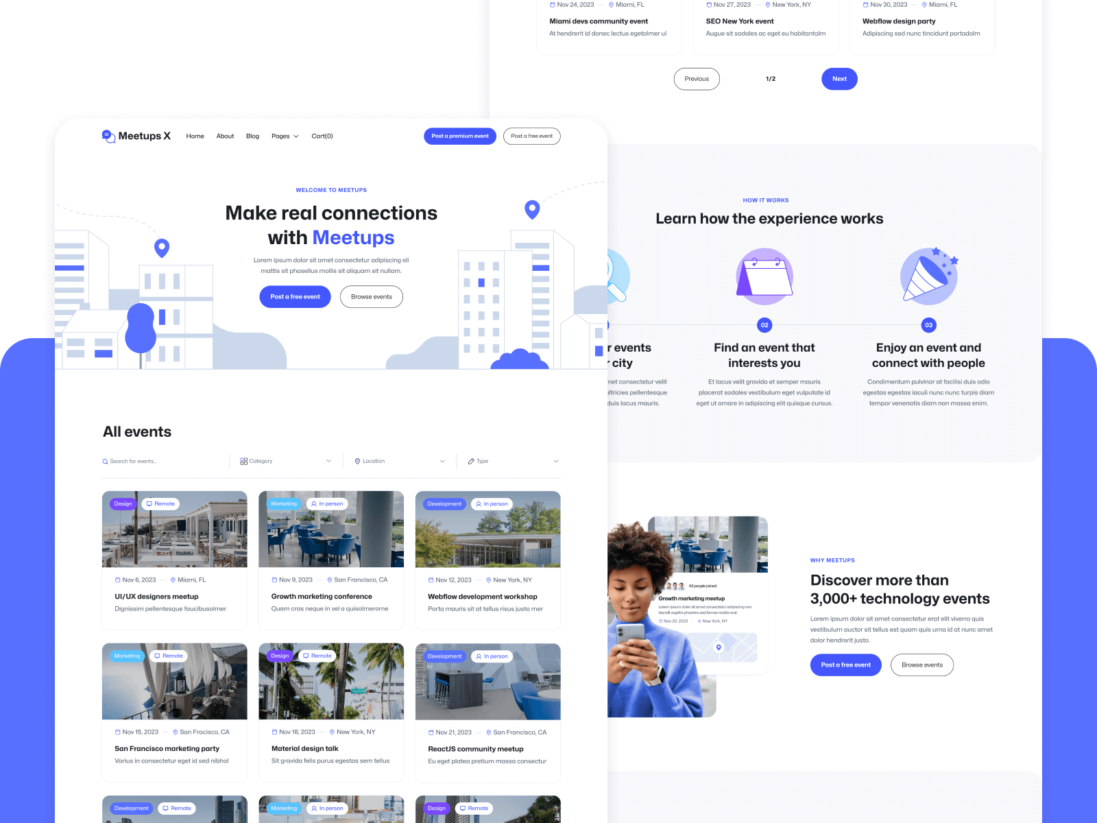Online Directory Webflow Template
