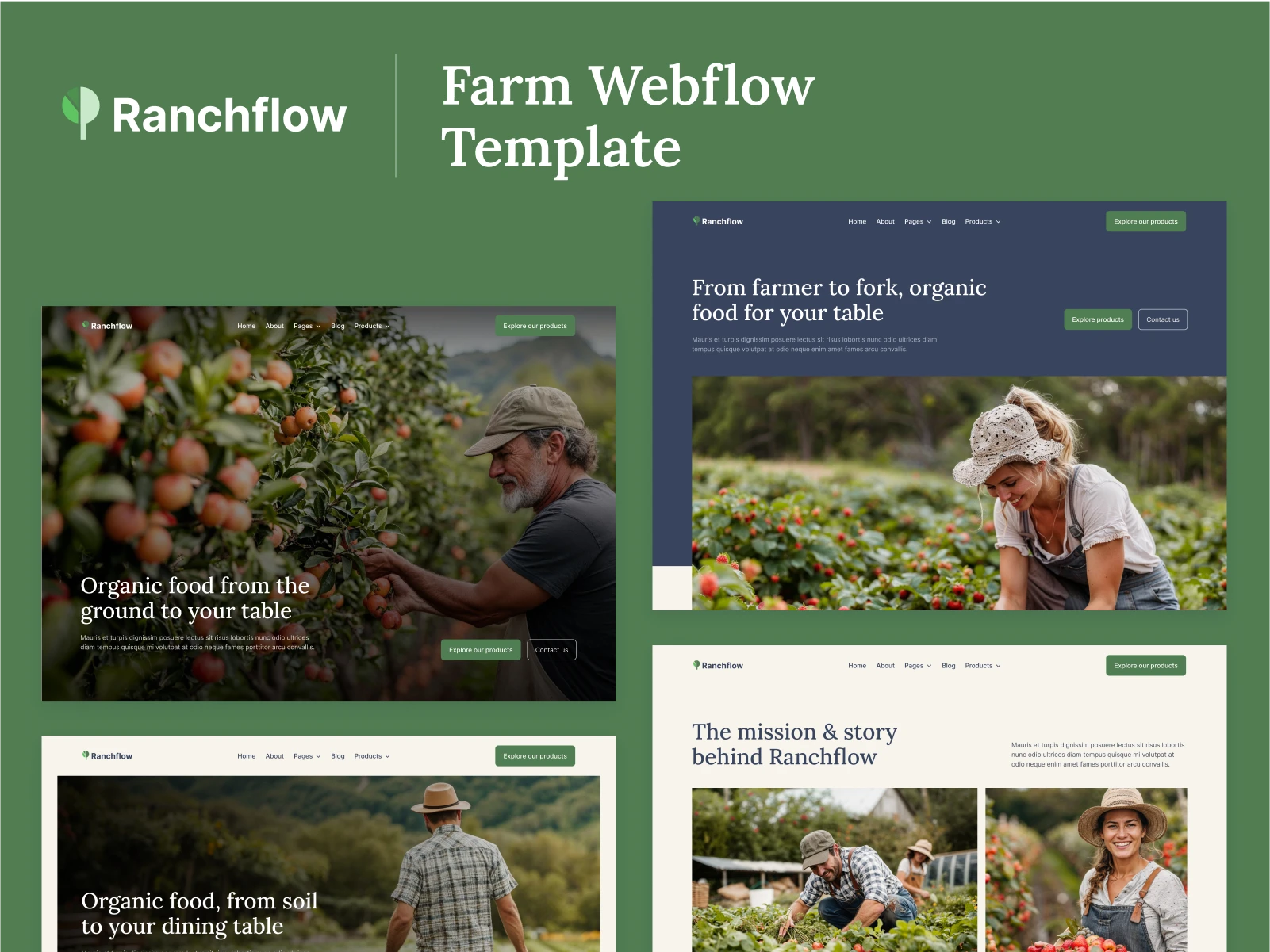 Farm Webflow Template
